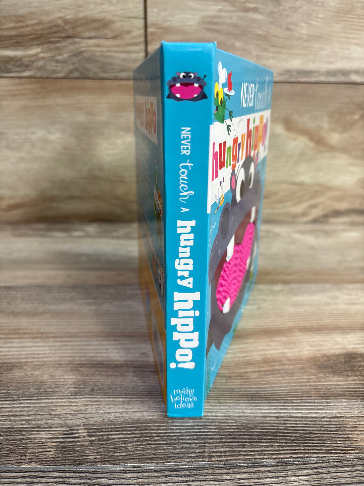 Never Touch a Hungry Hippo! Touch-and-Feel Board Book