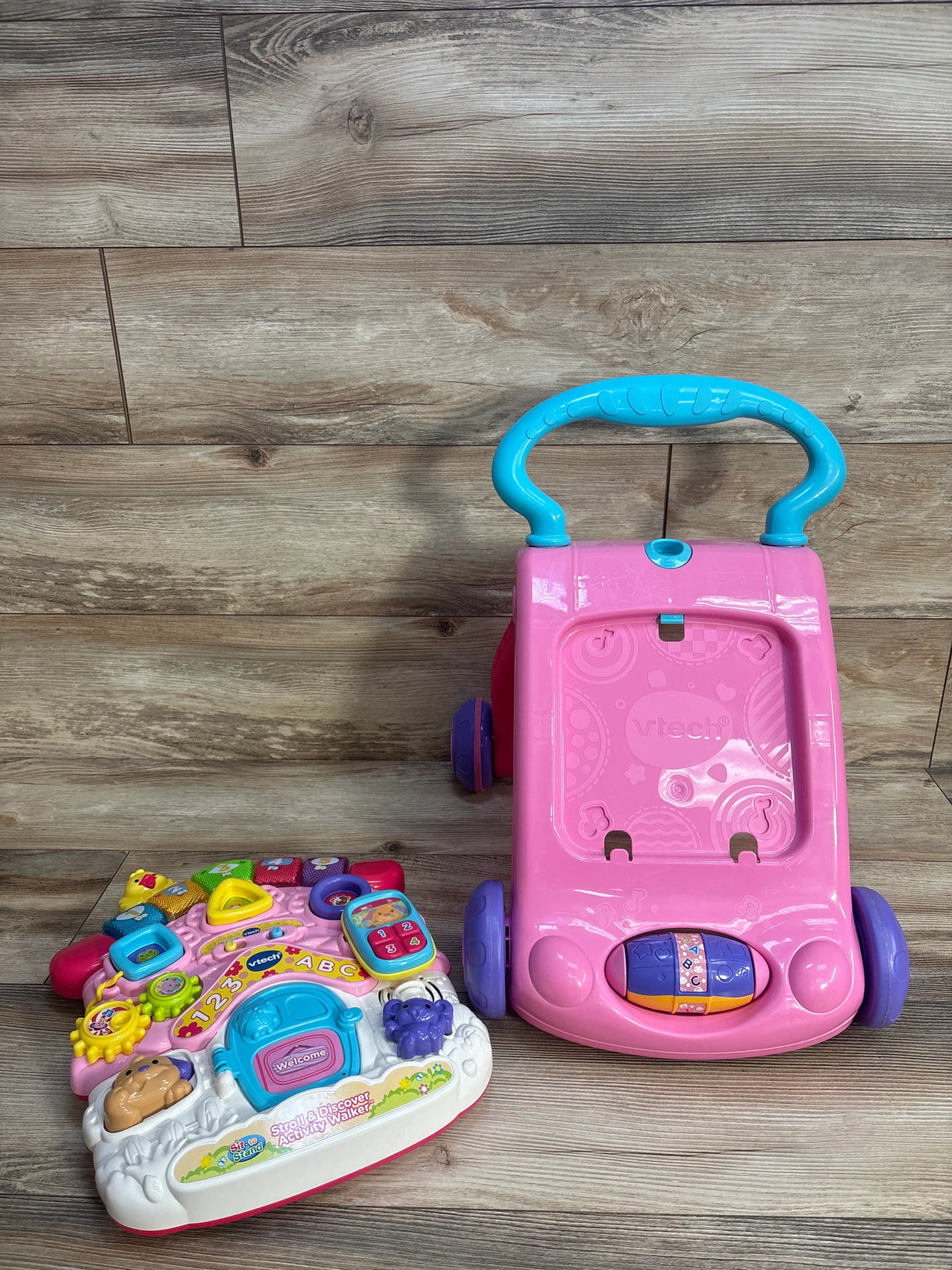 VTech Stroll & Discover Activity Walker - Pink