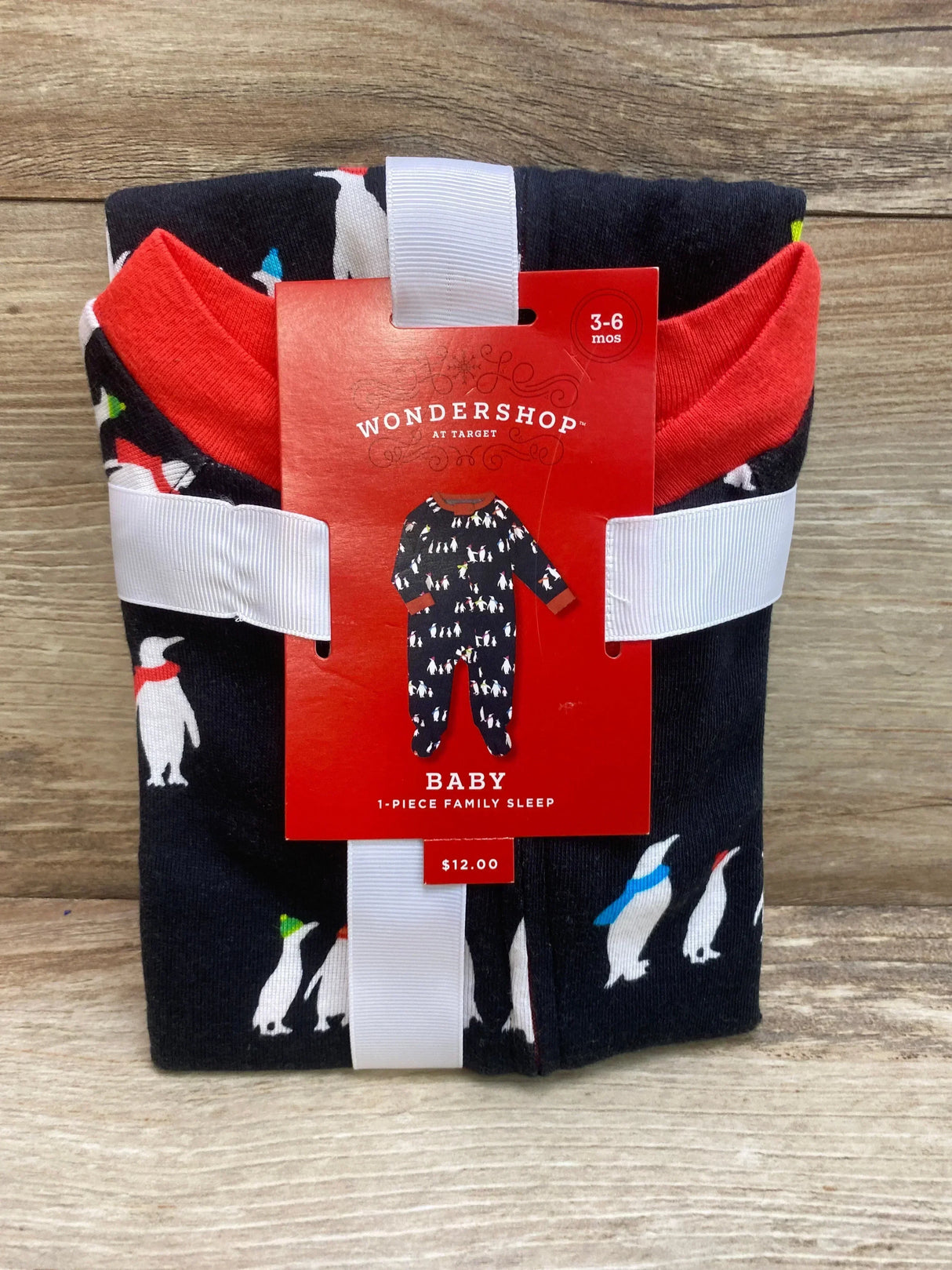 NEW Wondershop Penguins Sleeper Black sz 3-6m - Me n Mommy To Be