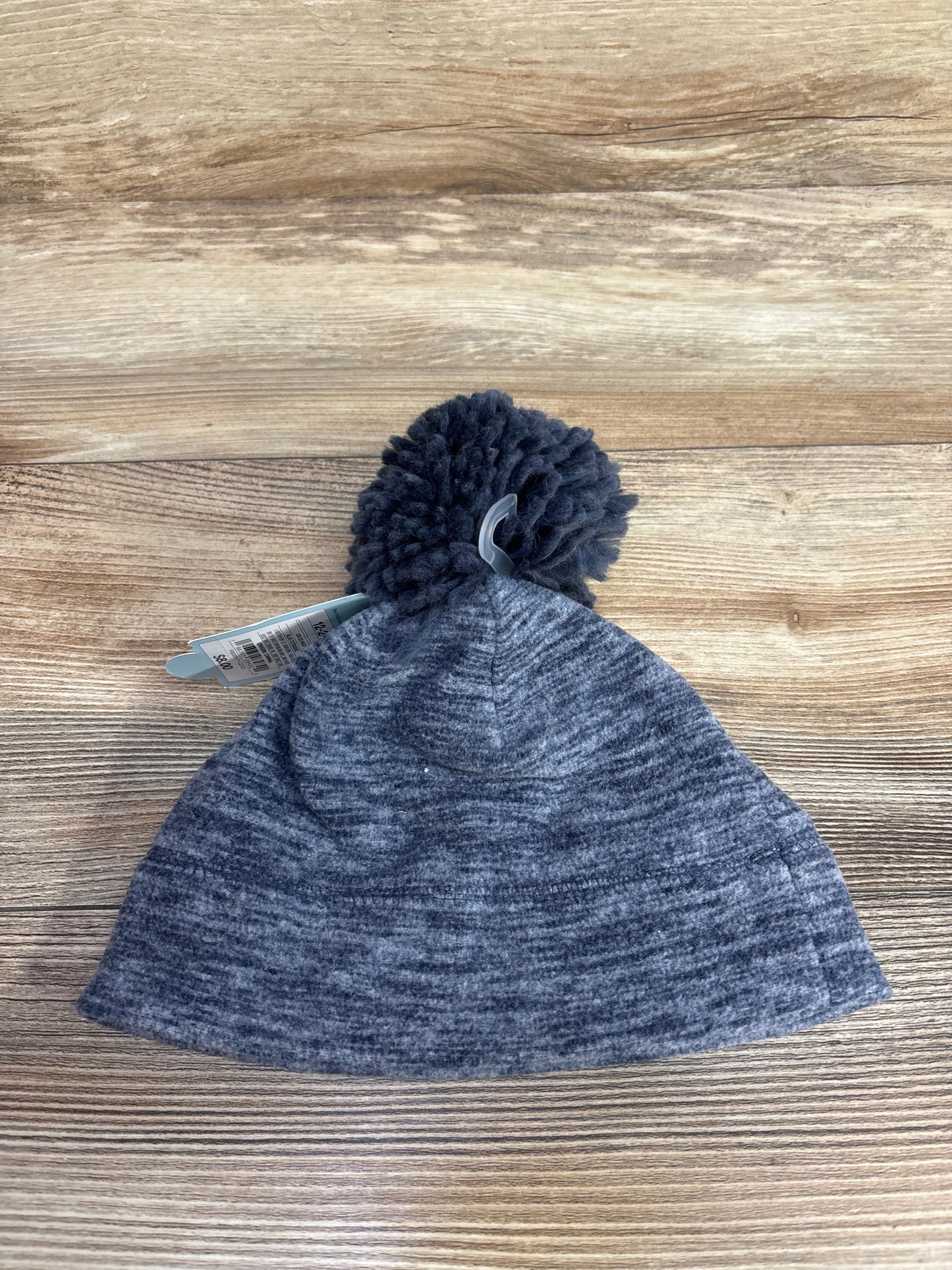 NEW Cat & Jack Pom Pom Winter Beanie Blue sz 12-24m