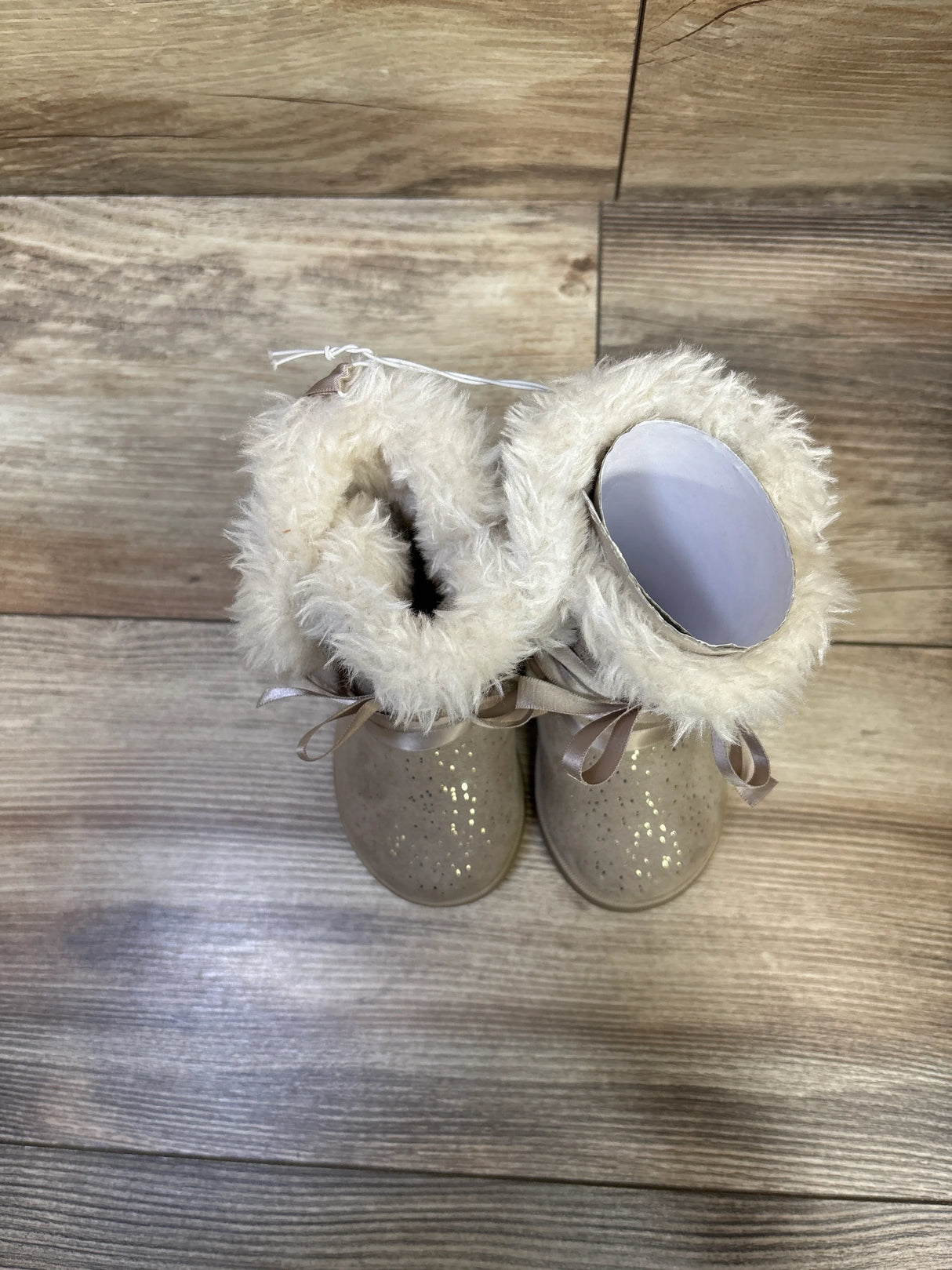 NEW Koala Kids Faux Fur Lined Boots Brown sz 4c