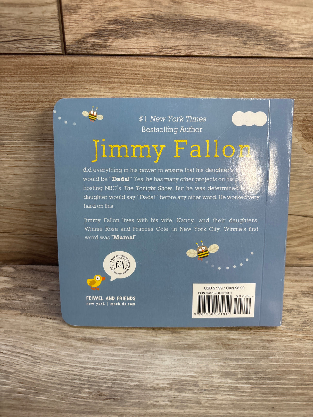 Your Baby's First Word Will Be Dada Board Book By Jimmy Fallon