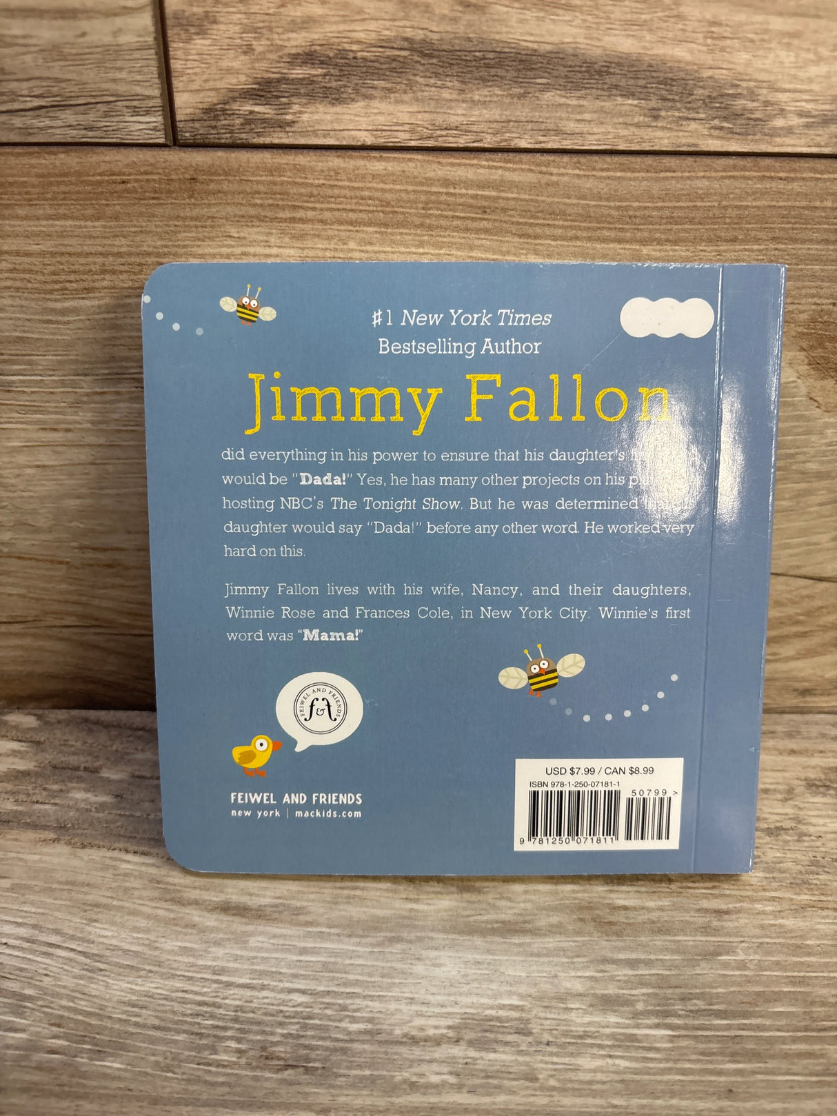 Your Baby's First Word Will Be Dada Board Book By Jimmy Fallon