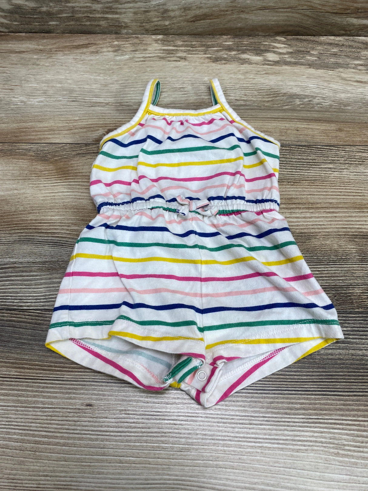 Old Navy Striped Romper White sz 0-3m - Me n Mommy To Be