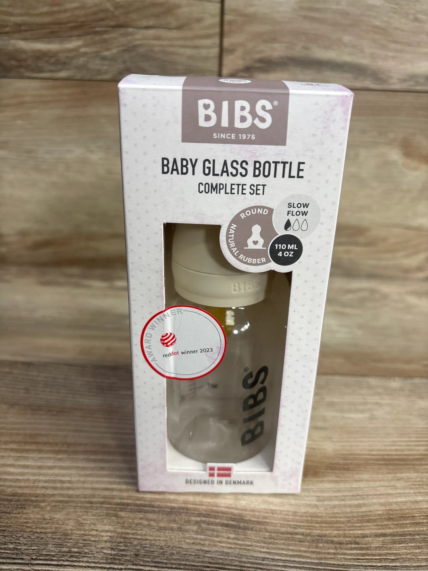 NEW Bibs Baby Glass Bottle Complete Set 4oz