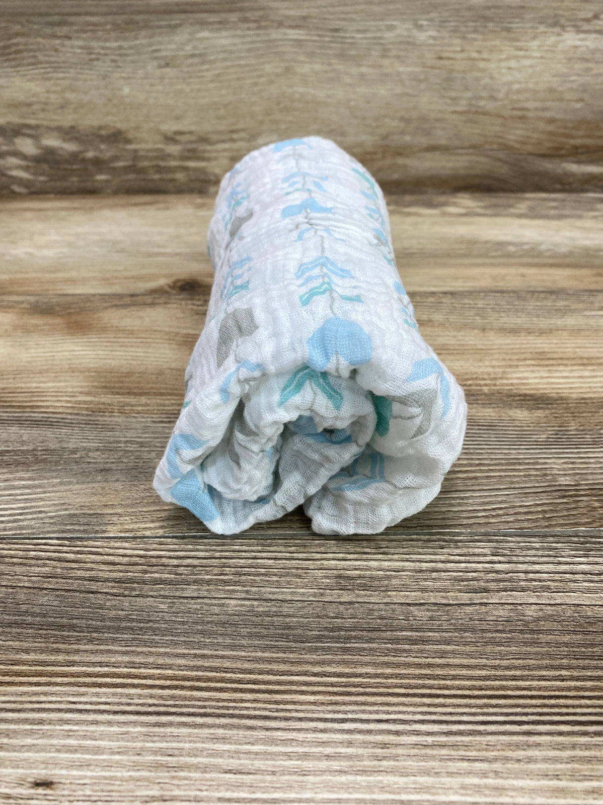 Summer Muslin Changing Pad Cover Teal-Muslin Geometric - Me n Mommy To Be