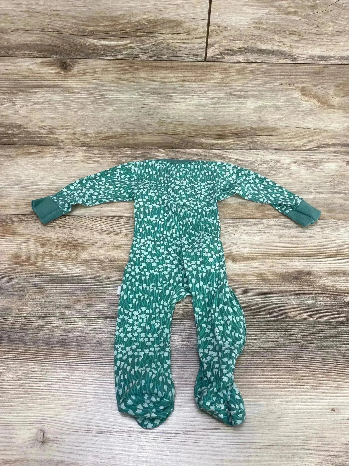 Mother's Promise Floral Sleeper Green sz 3-6m - Me n Mommy To Be
