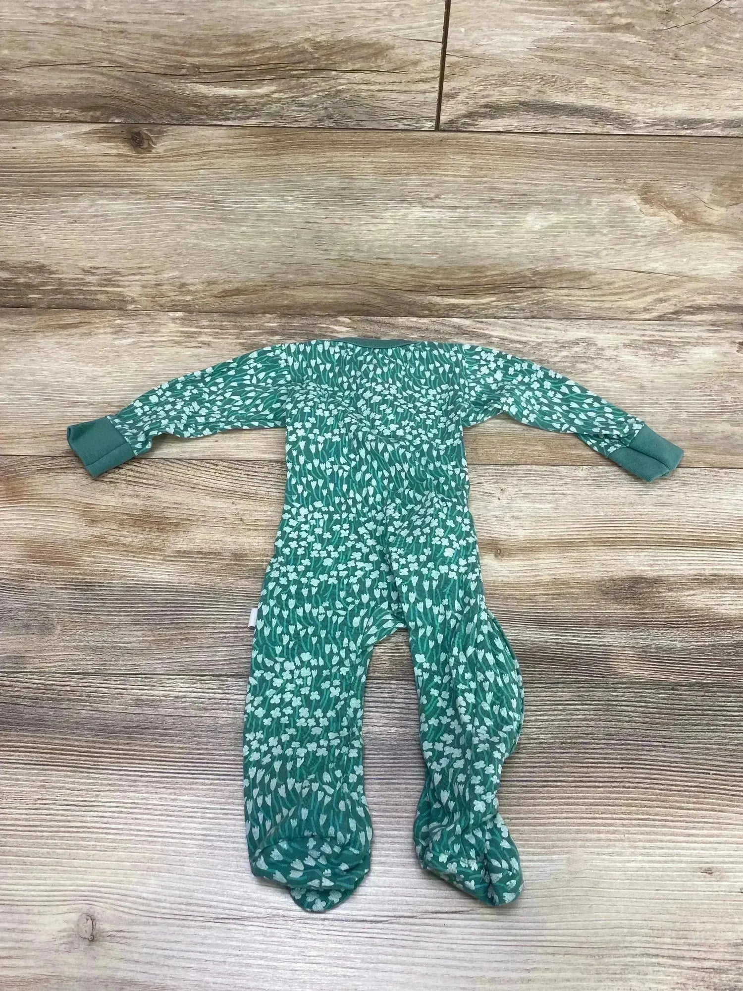 Mother's Promise Floral Sleeper Green sz 3-6m - Me n Mommy To Be