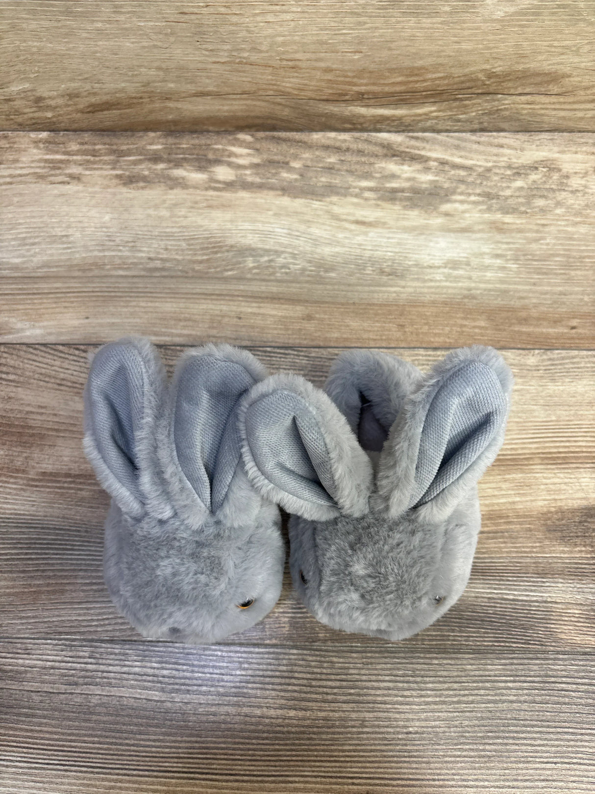 Splozh Plush Bunny Slippers Grey sz 5/6c