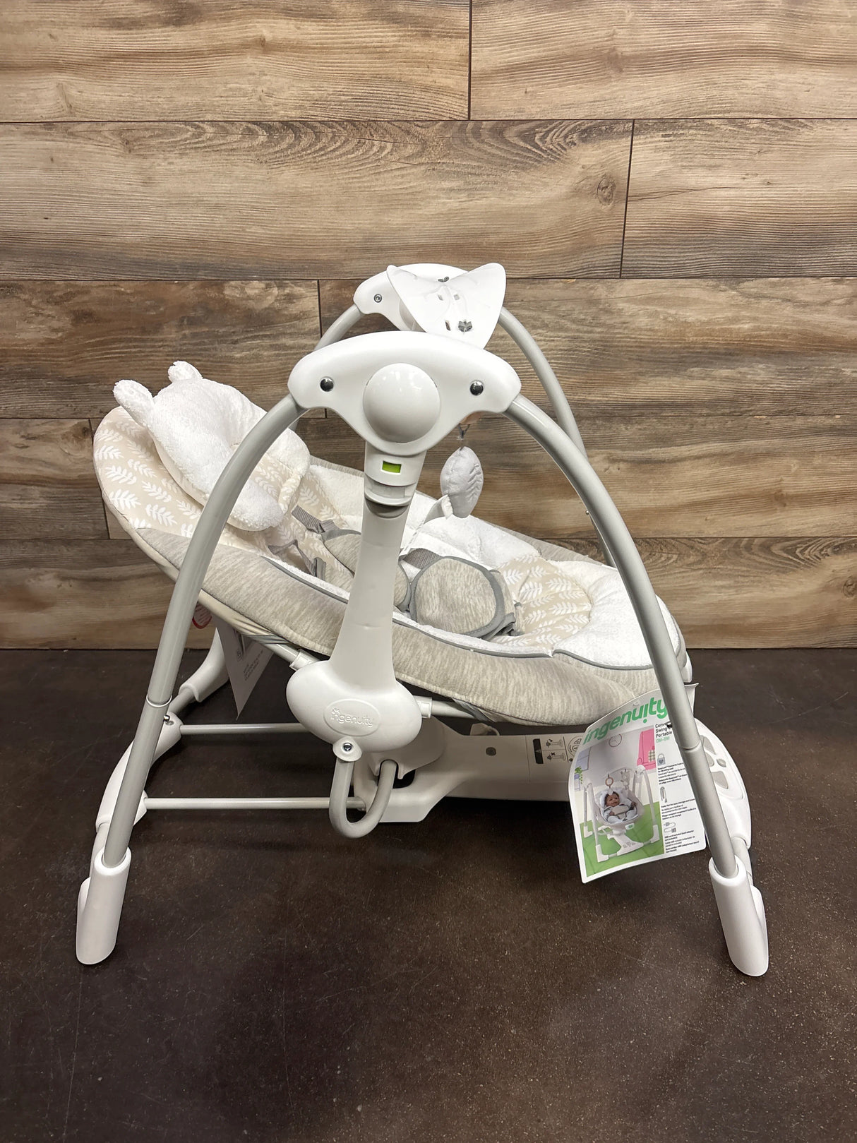 NEW Ingenuity ConvertMe Swing-2-Seat Compact Portable Swing - Wynn