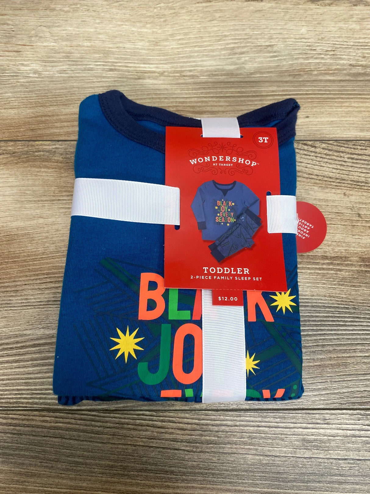 NEW Wondershop Black Joy Every Season Pajama Set sz 3T - Me n Mommy To Be