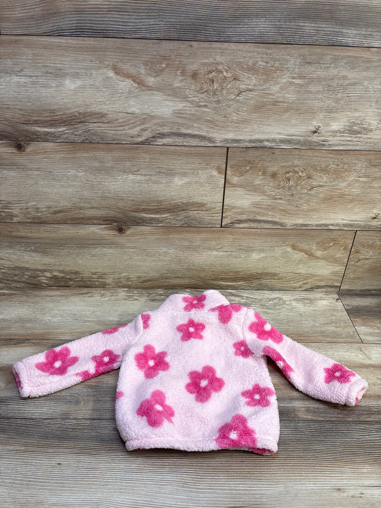 Just One You Sherpa Half Zip Pull Over Hoodie Pink sz 18m
