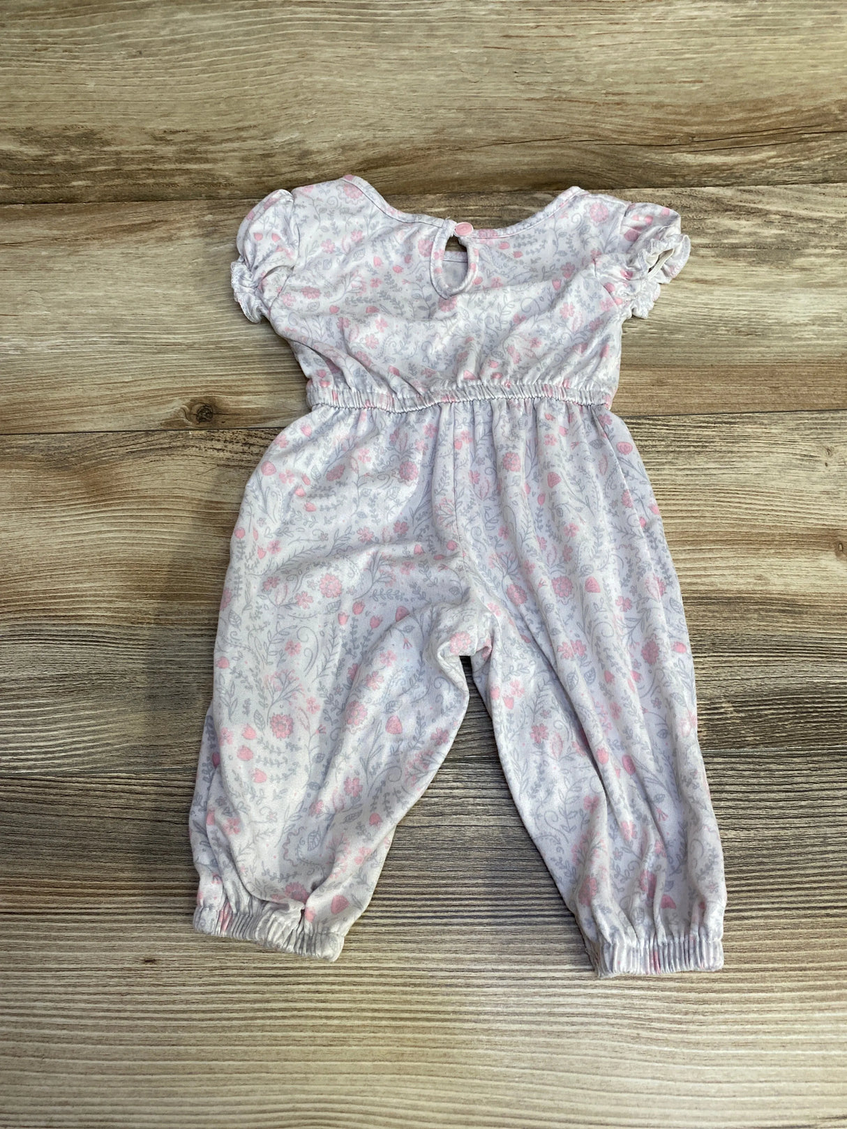 Picapino Floral Romper Grey sz 6-9m - Me n Mommy To Be