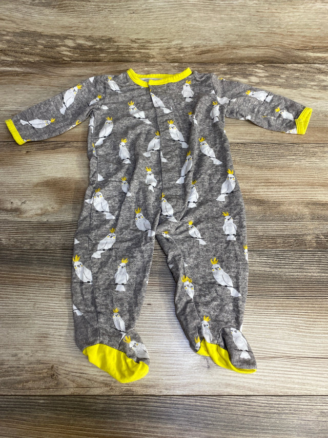 Magnetic Me Whoo Who Cockatoo Modal Footie Grey sz 3-6m - Me n Mommy To Be