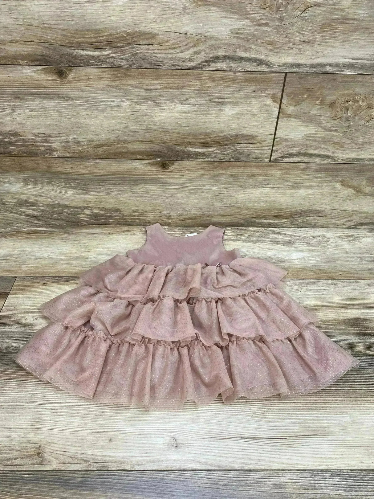 H&M Tiered Tulle Dress Pink sz 12m - Me n Mommy To Be