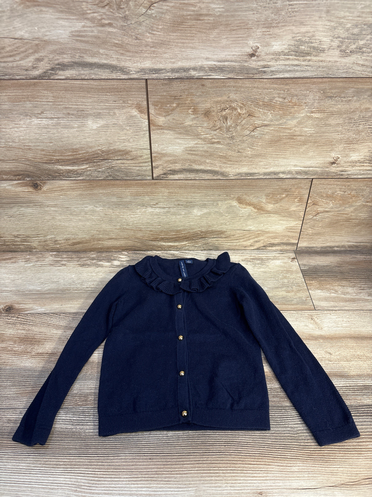 Janie & Jack Ruffle Collar Cardigan Navy sz 3T