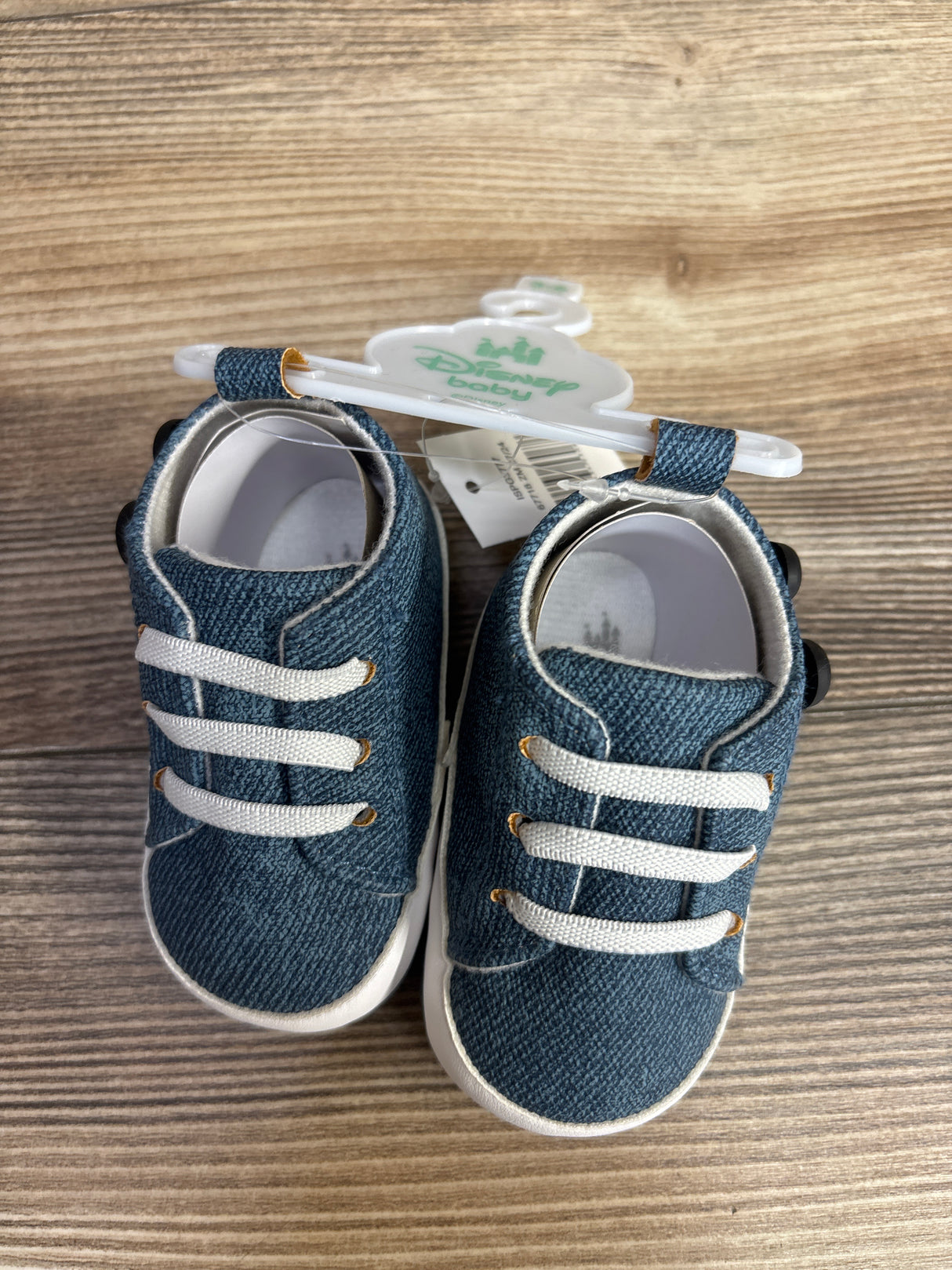 NEW Disney Baby Mickey Mouse Soft Sole Shoes Blue sz 1/2c