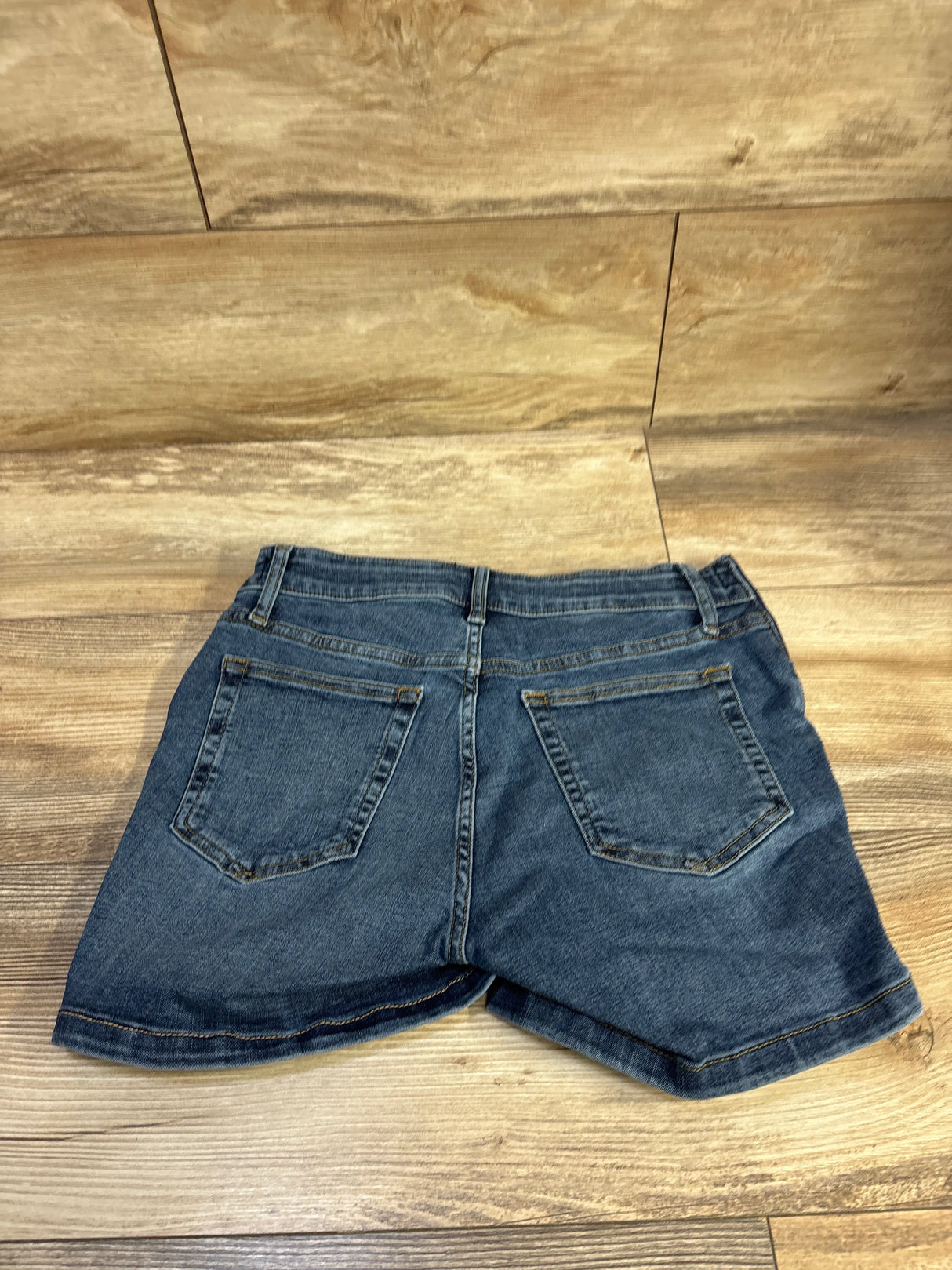 NEW Gap Maternity 4" Inset Panel Denim Shorts Dark Wash Blue sz 26/2 XS