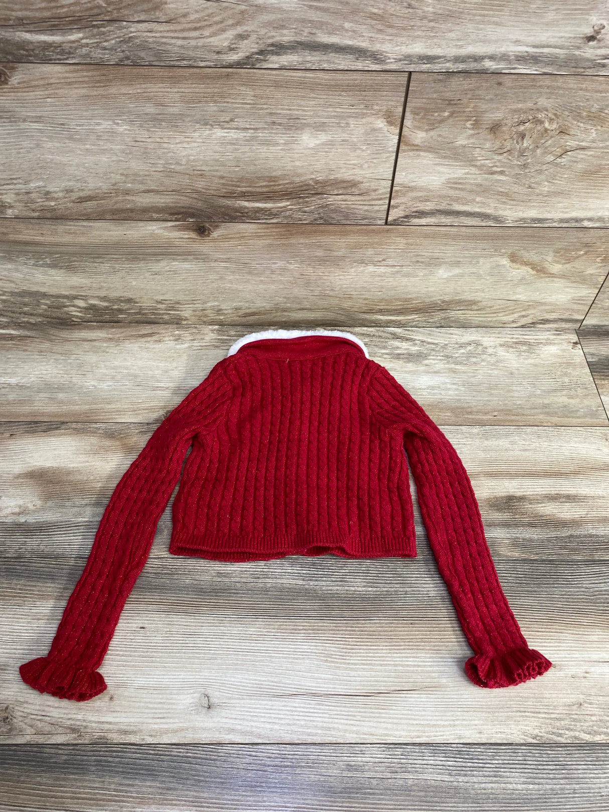 Cynthia Rowley Cable Knit Christmas Sweater Red sz 5-6