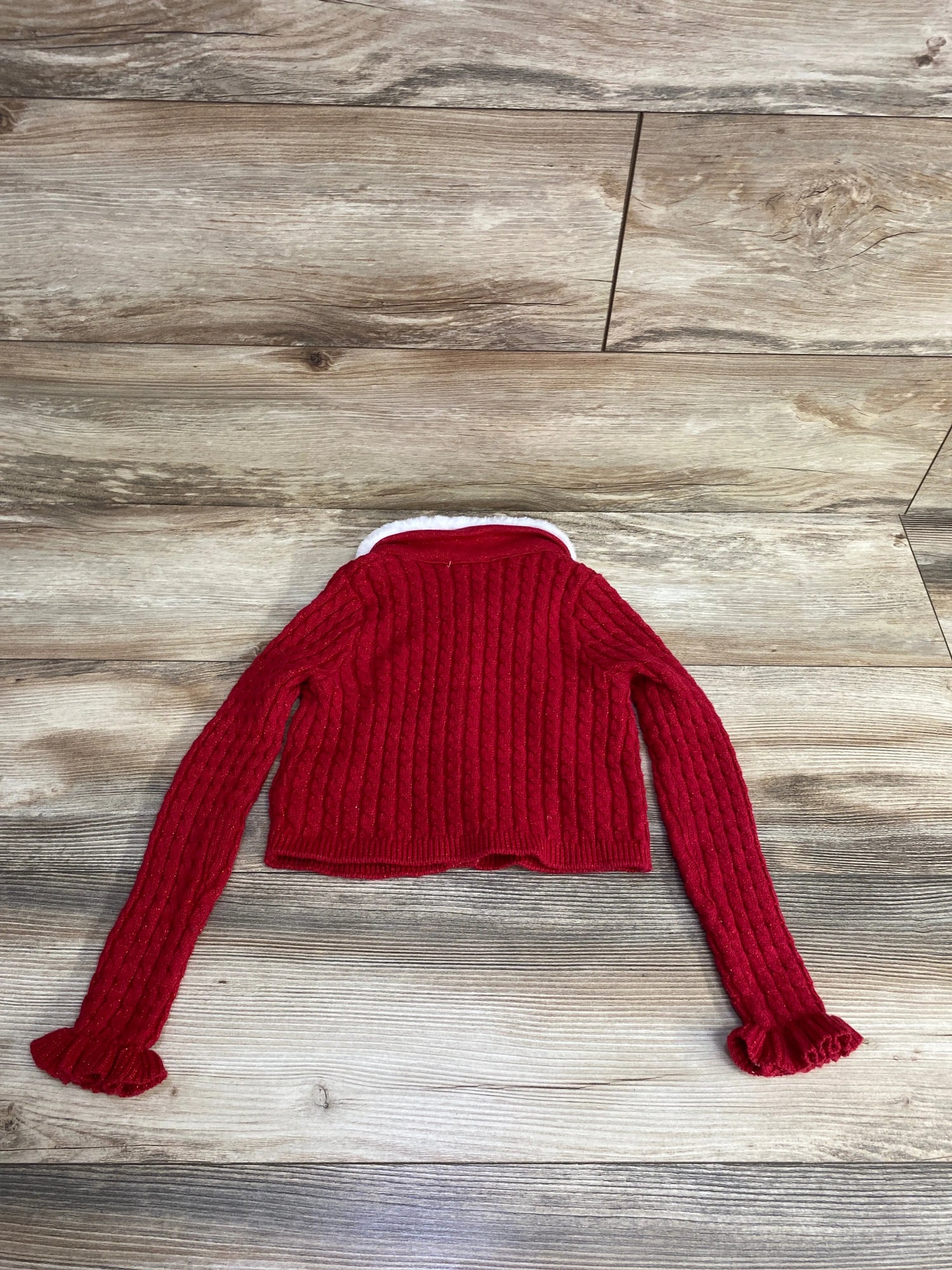 Cynthia Rowley Cable Knit Christmas Sweater Red sz 5-6