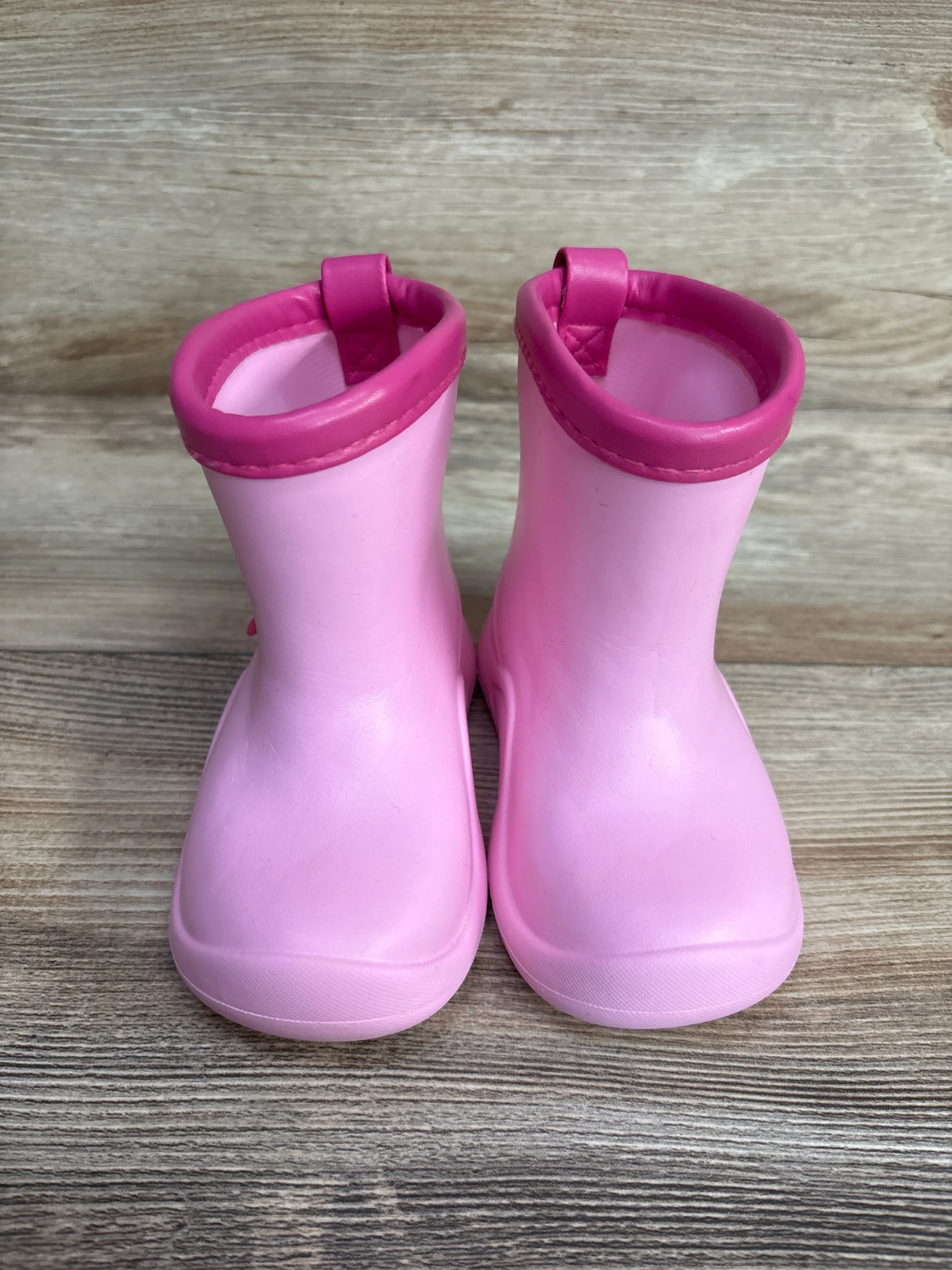 Mumeng Moremerry Dinosaur Rain Boots Pink sz 7/8c