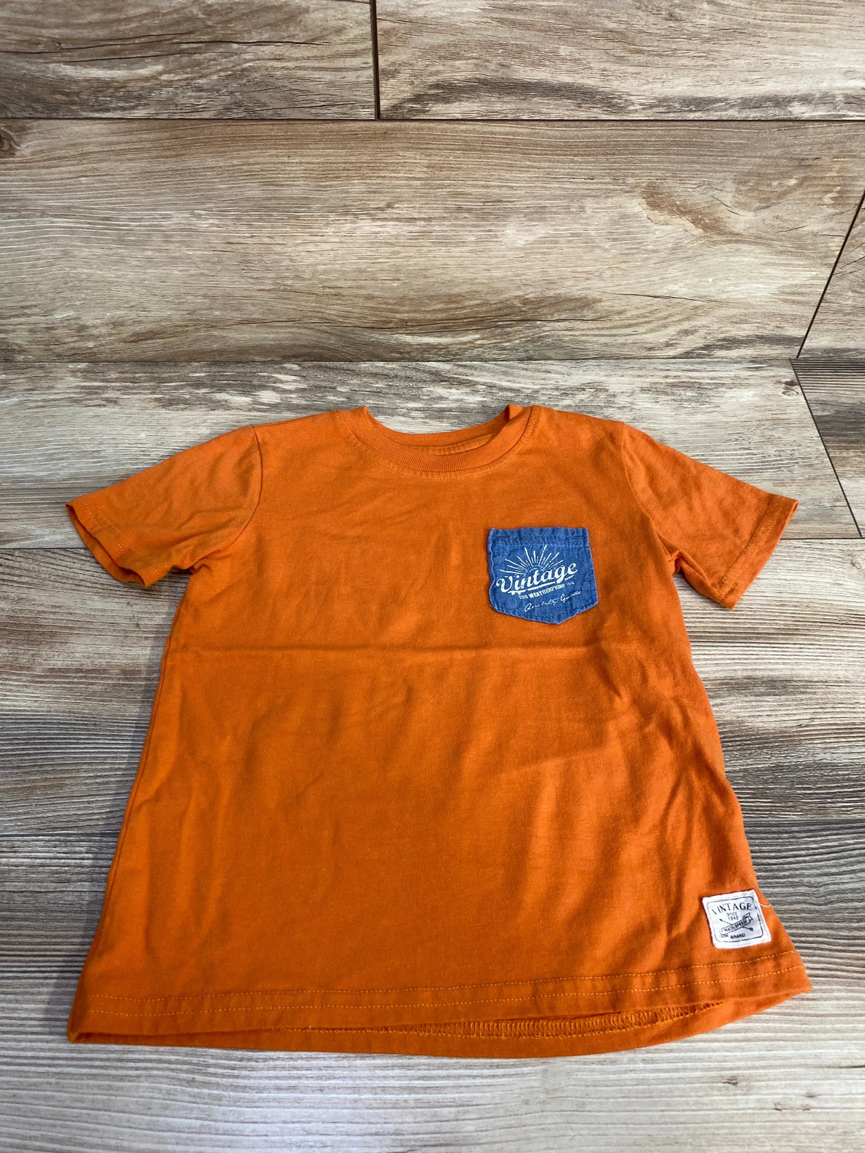 Weatherproof Vintage Pocket Shirt Orange sz 4T - Me n Mommy To Be