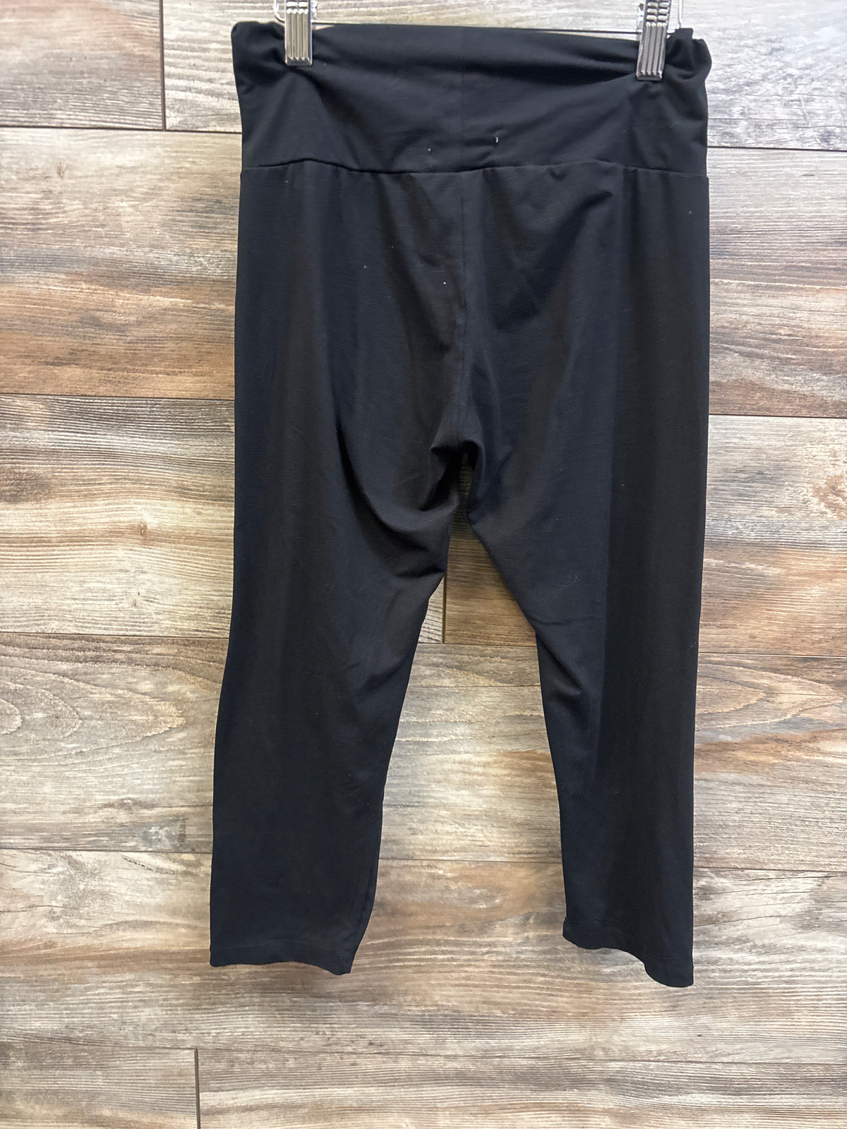 Feathers Maternity Capri Leggings Black sz Small
