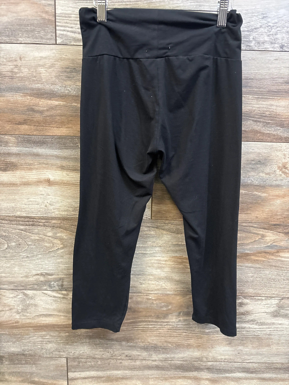 Feathers Maternity Capri Leggings Black sz Small