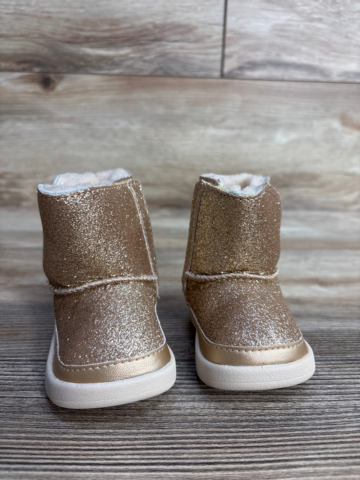 UGG Keelan Glitter Boots Gold sz 0/1c