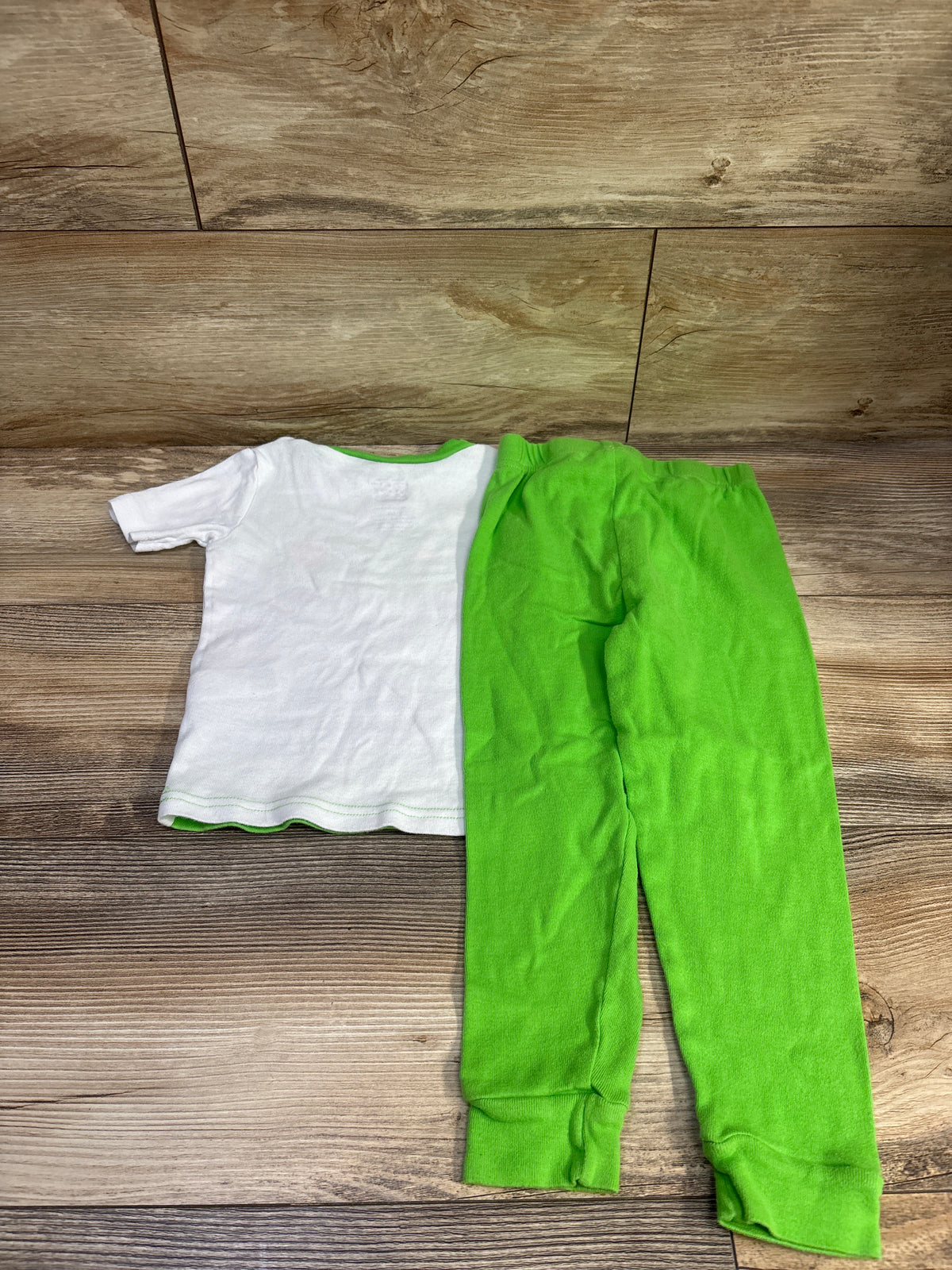 Disney Pixar 2pc Toy Story Pajama Set Green sz 5T