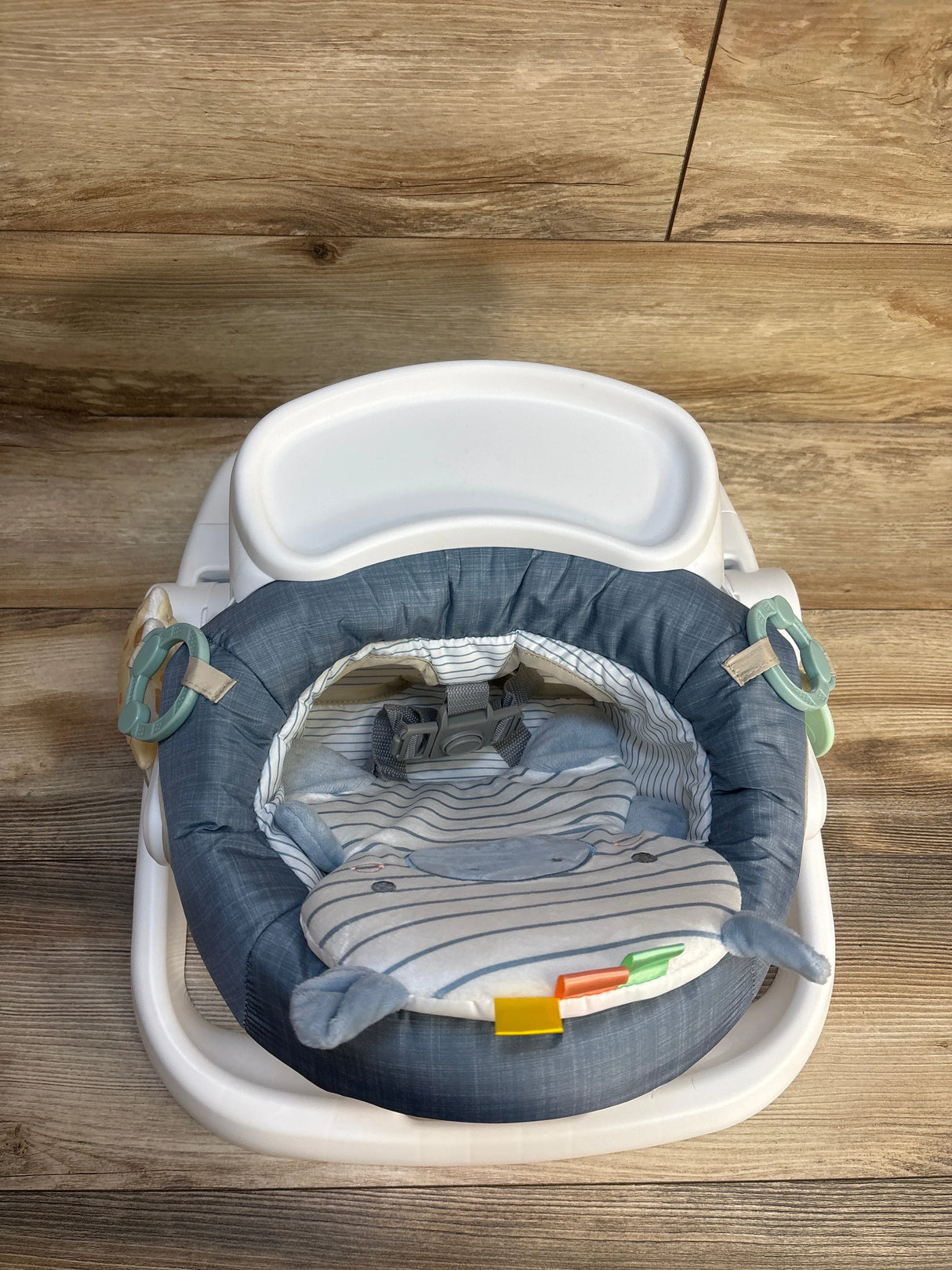 Ingenuity Prop Spot Learn-to-Sit Floor Seat in Casi the Zebra