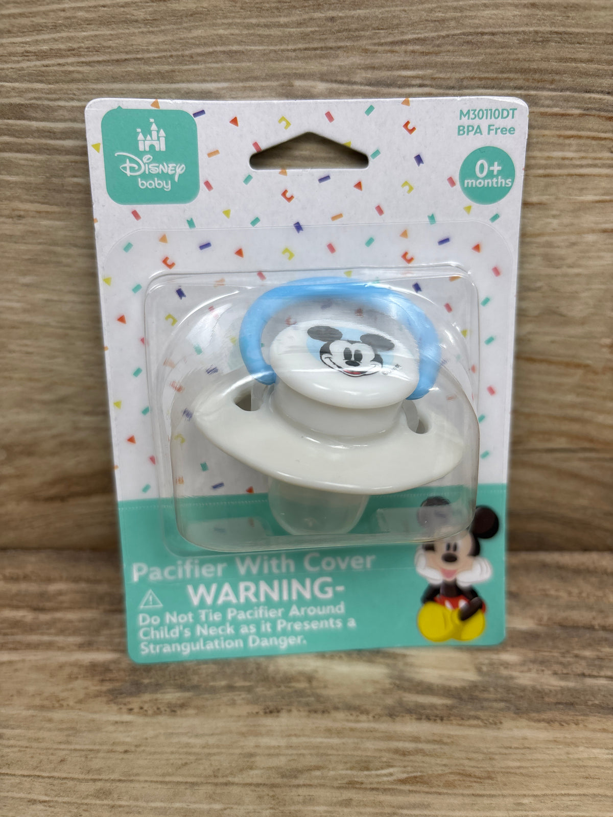 NEW Disney Baby Mickey Mouse Pacifier with Cover