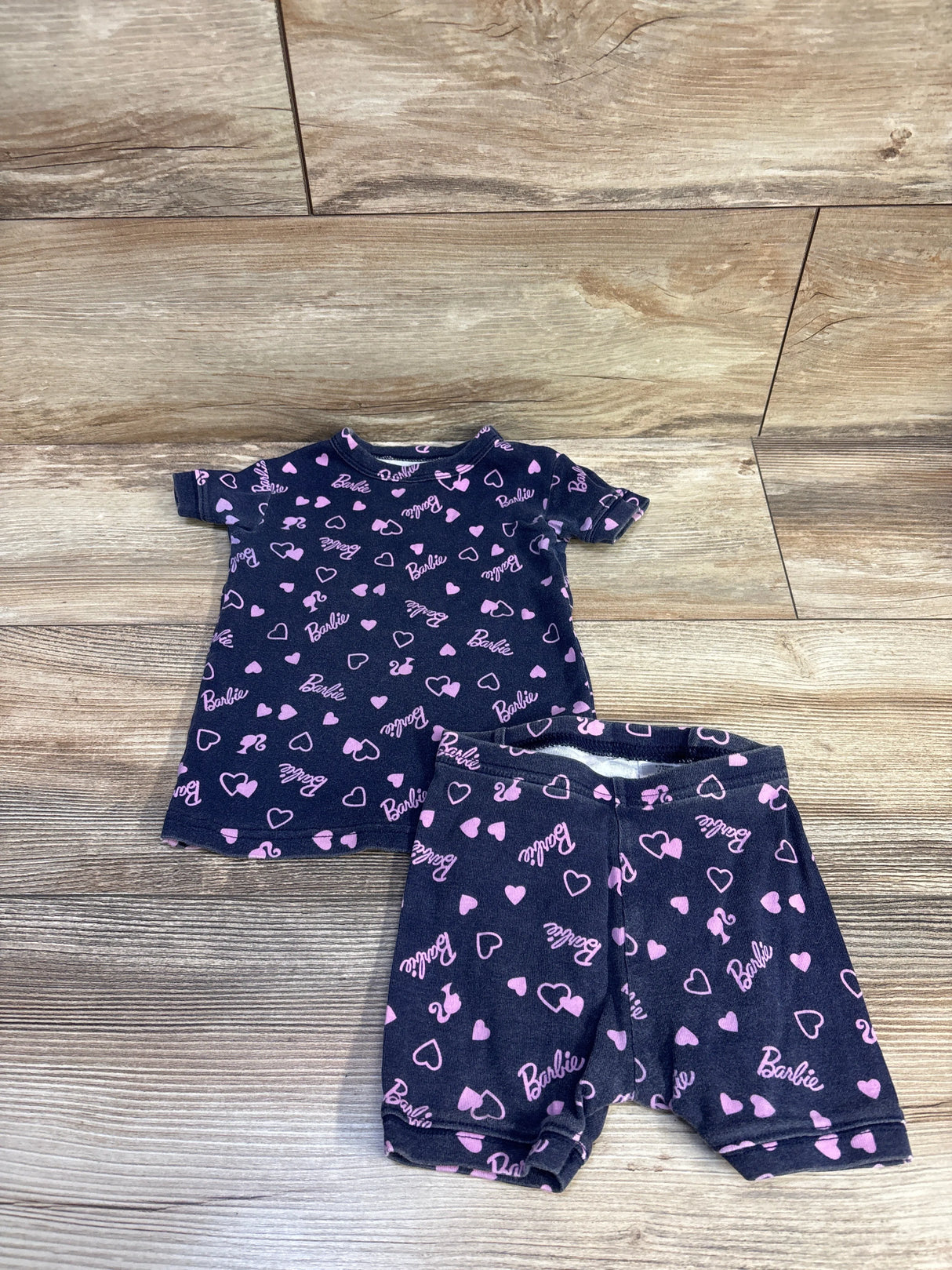Baby Gap x Barbie 2pc Pajama Set Navy sz 2T