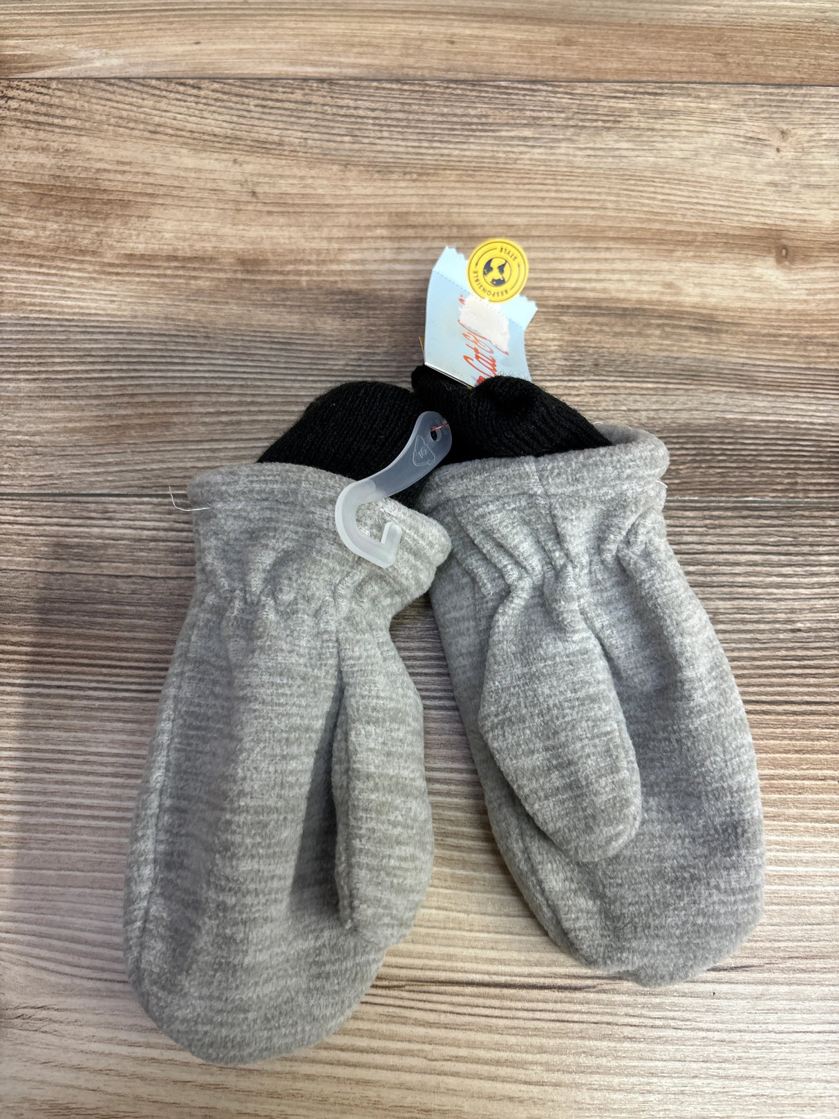 NEW Cat & Jack Fleece Winter Mittens Grey sz 12-24m
