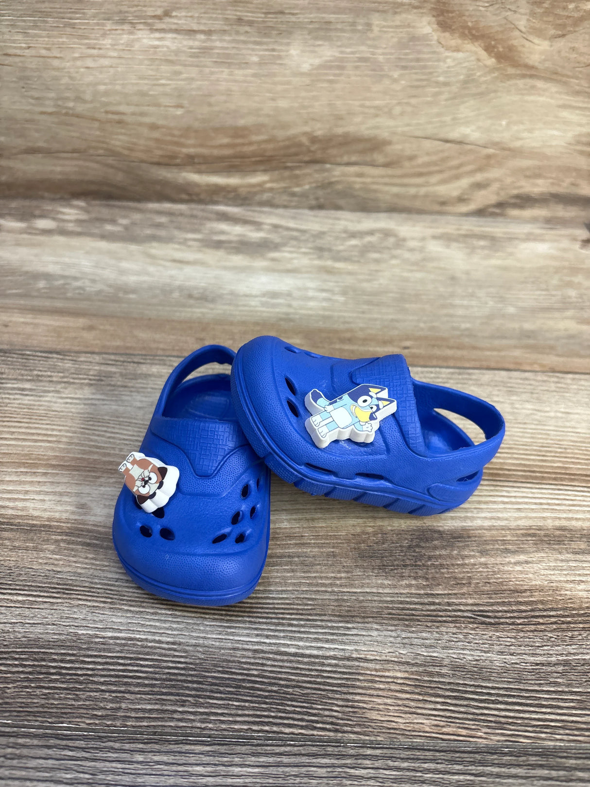Wonder Nation USA Clogs w/ Charms Blue sz 2c