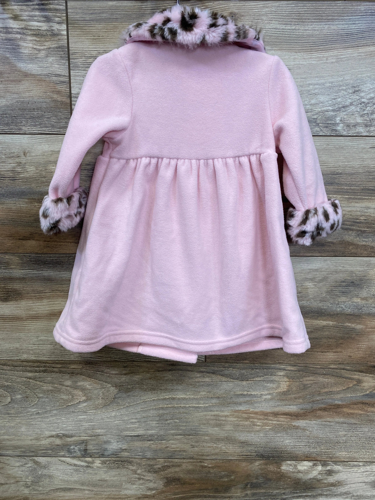 Goodlad Faux Fur Lined Pea Coat Pink sz 12m