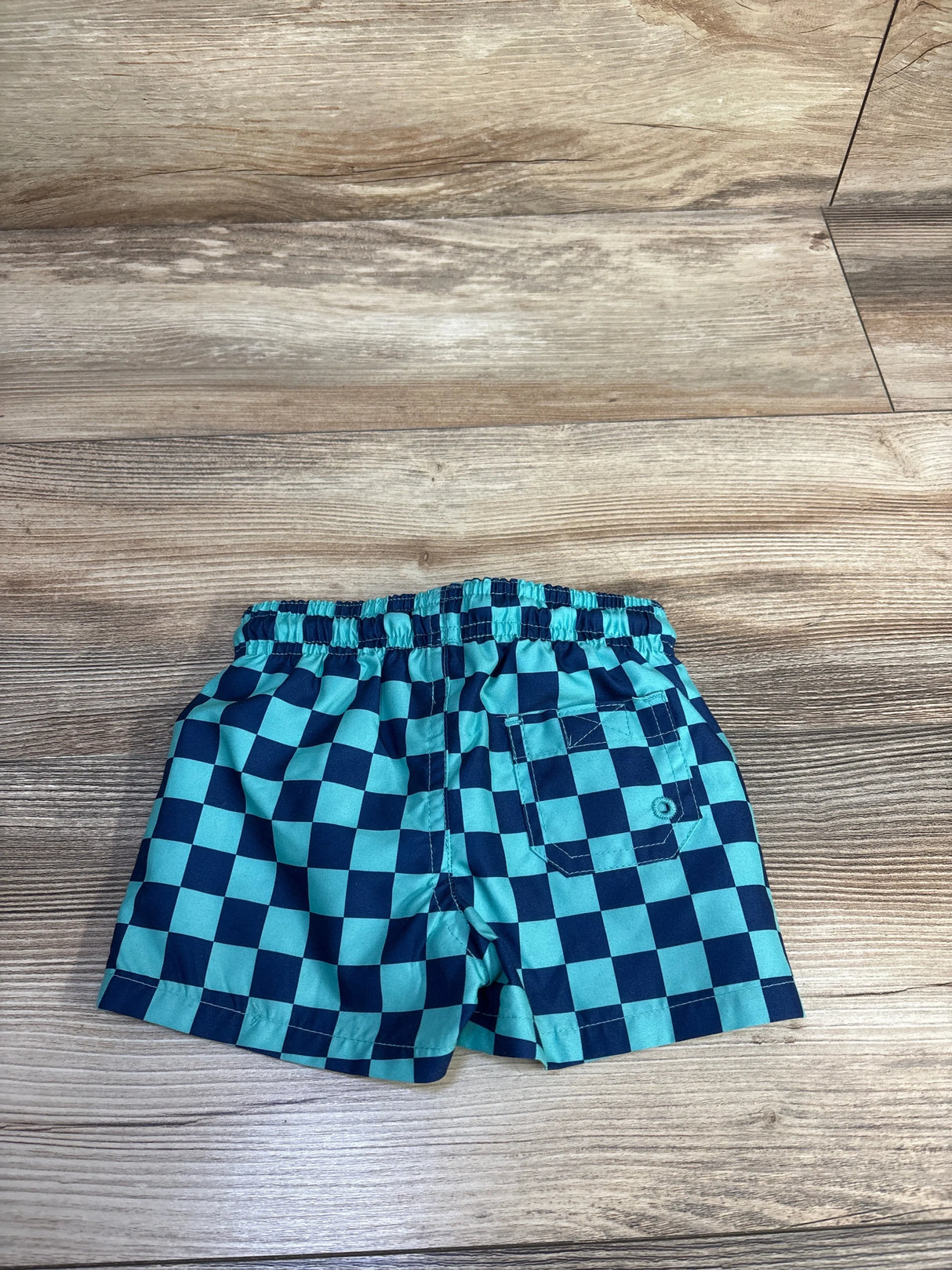 Cat & Jack Checkered Swim Trunks Blue sz 0-3m