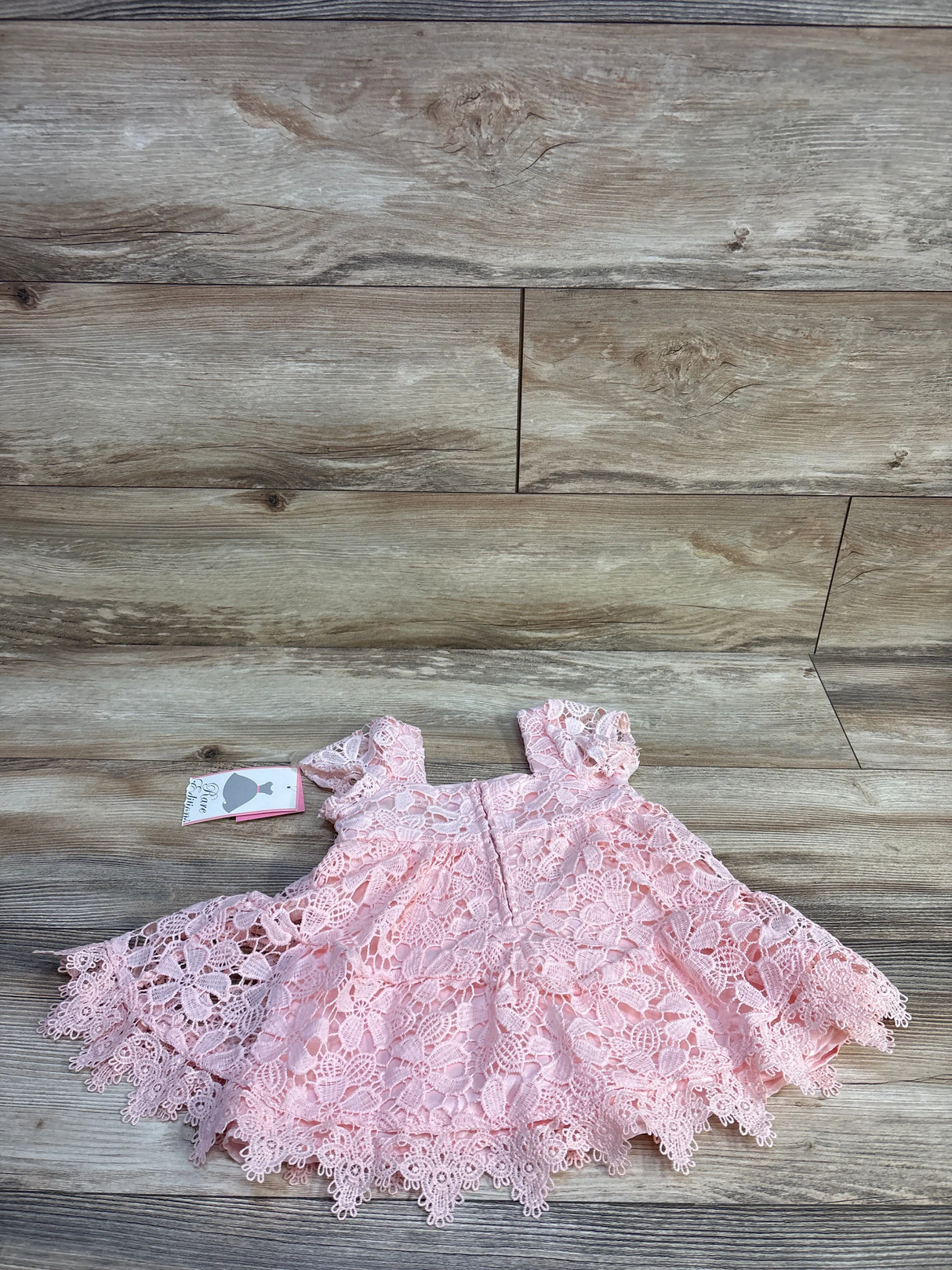 NEW Rare Editions Lace Dress Pink sz 2T