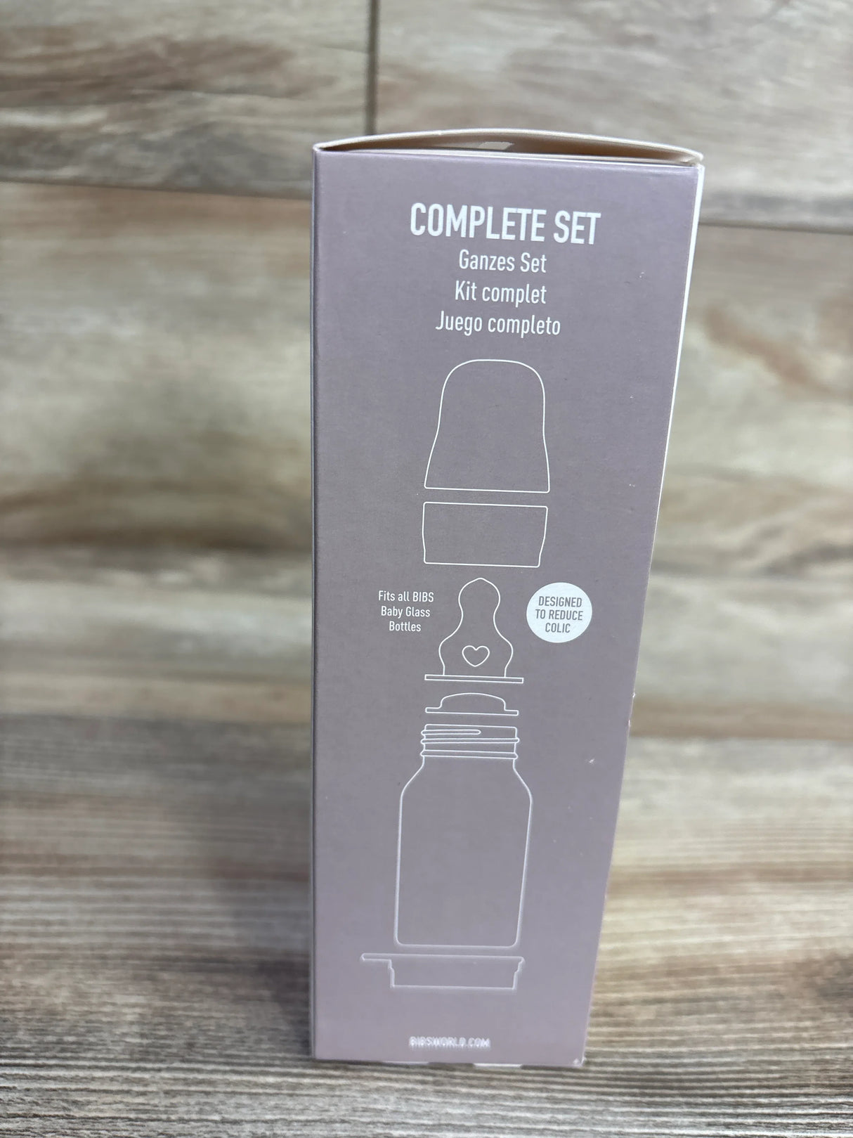 NEW Bibs Baby Glass Bottle Complete Set 4oz
