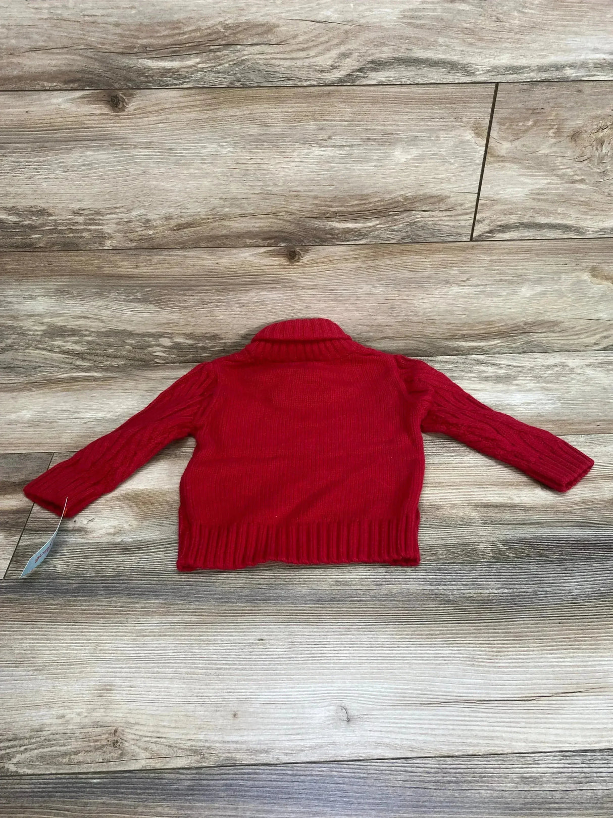 NEW Cat & Jack Shawl Collar Cable Knit Sweater Red sz 2T - Me n Mommy To Be