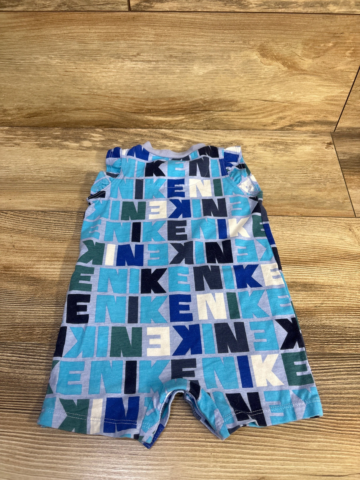 Nike Flutter Sleeve Romper Blue sz 6m