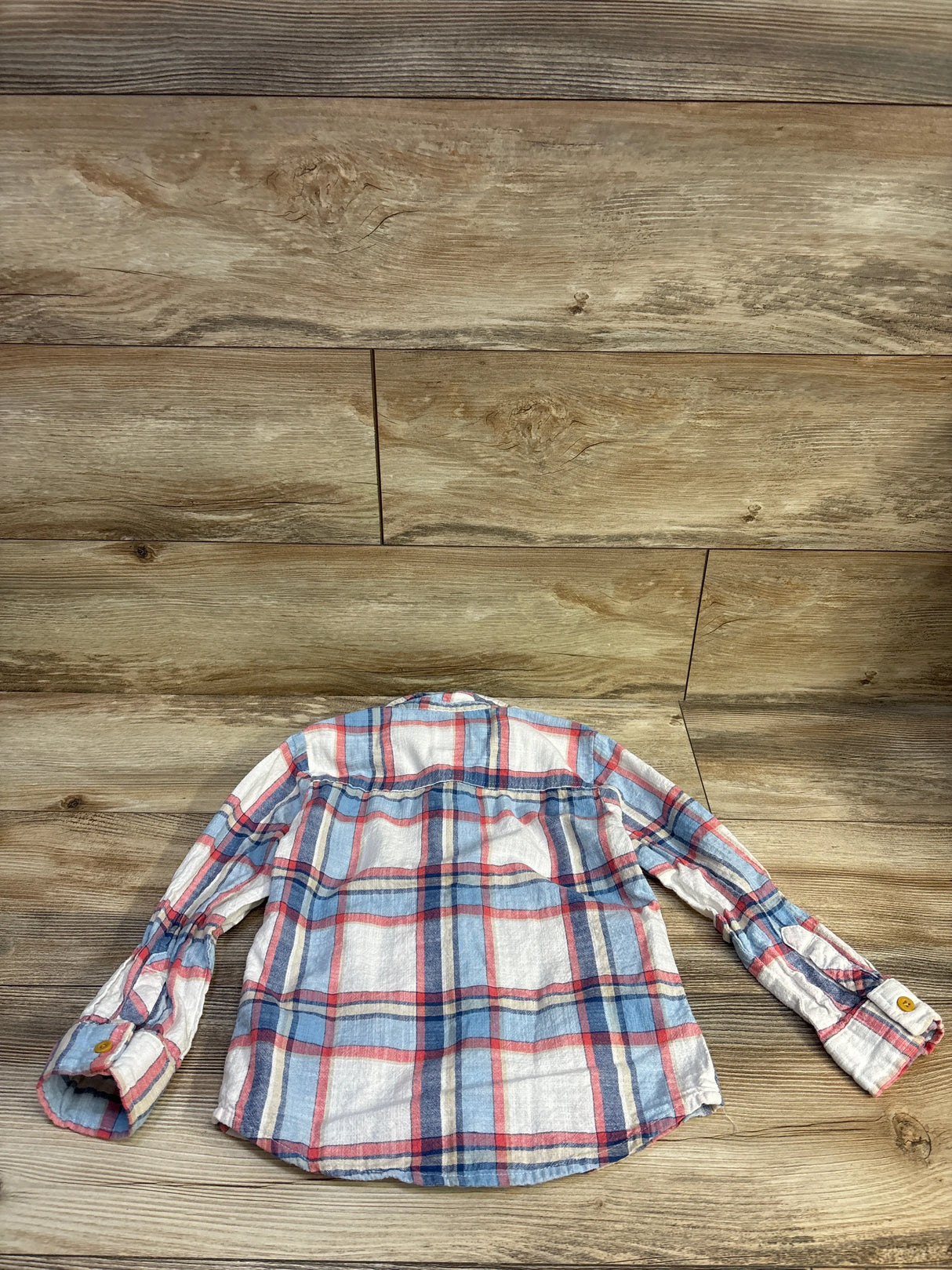 Levi's Long Sleeve Button-Up Shirt Blue sz 5-6T