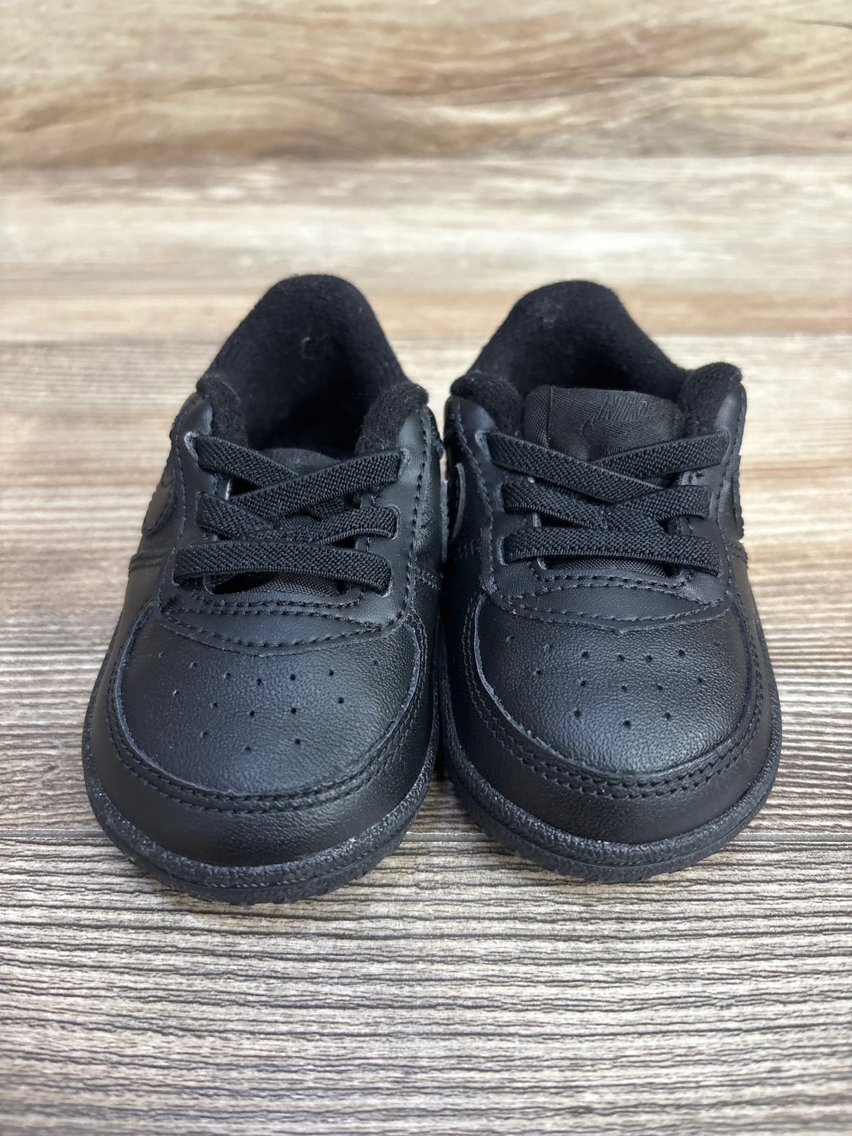 Nike Air Force 1 Crib Shoes Black sz 4c