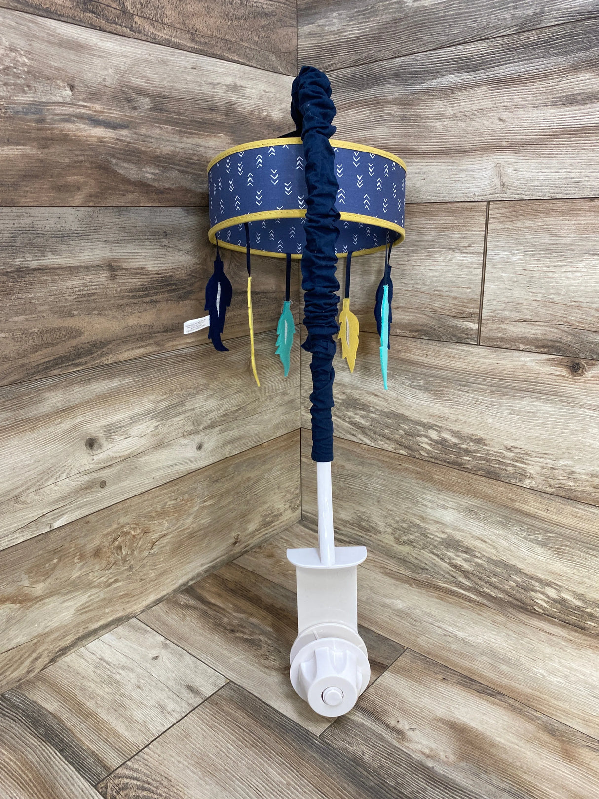 MY Baby Sam Crib Mobile - Blue Feathers