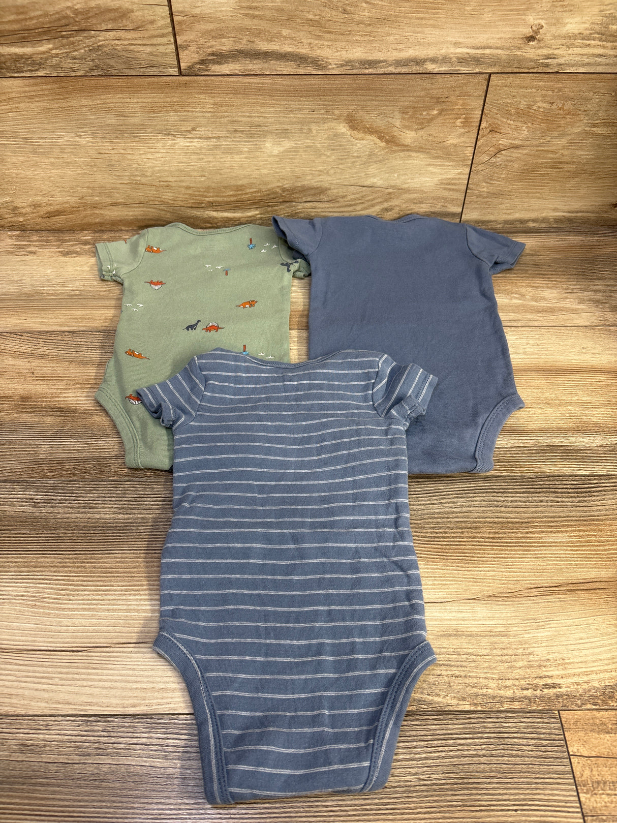 Carter's 3pk Bodysuits Blue sz 6m