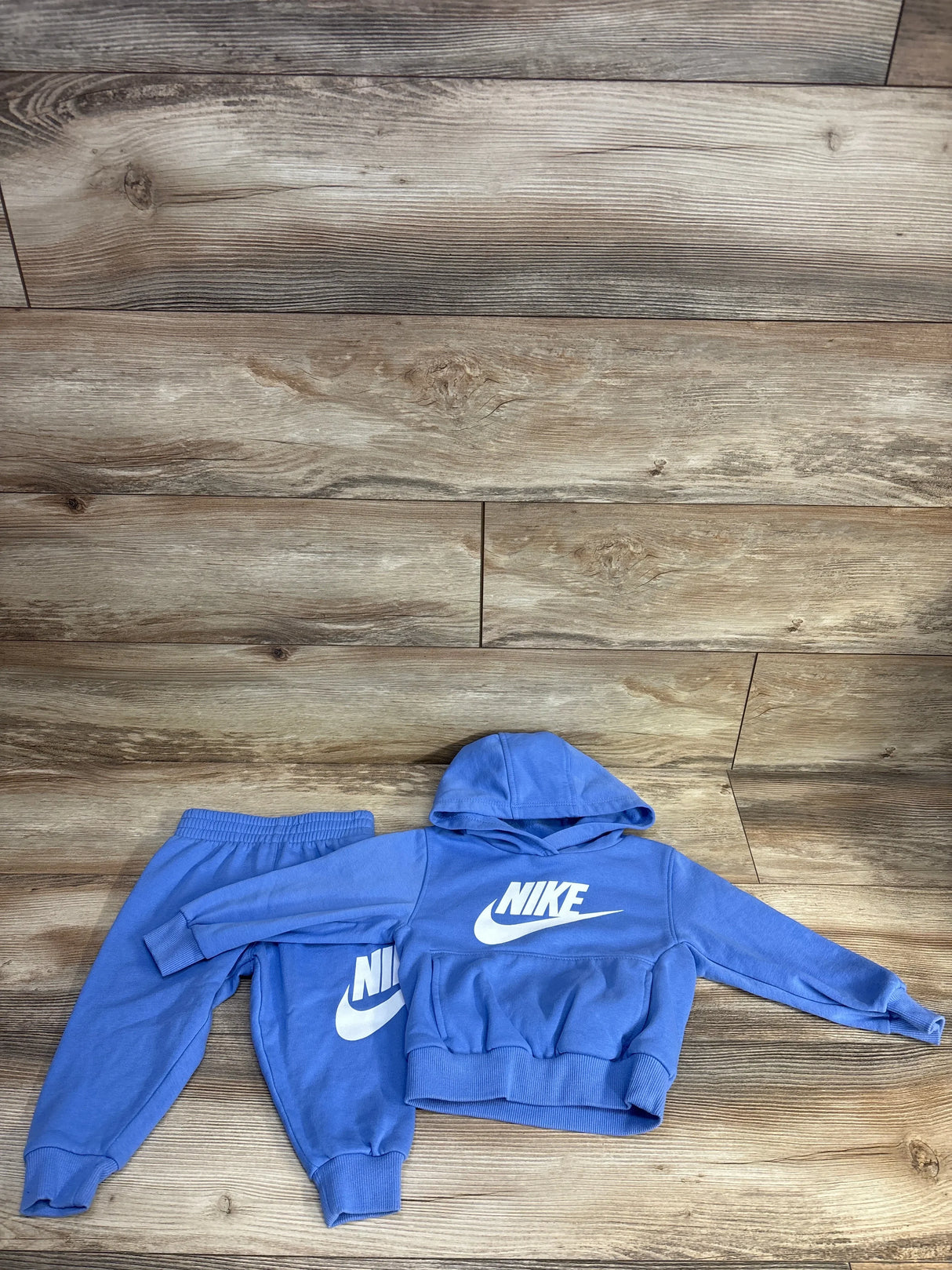 Nike 2pc Pullover Sweatshirt & Jogger Set Blue sz 2T
