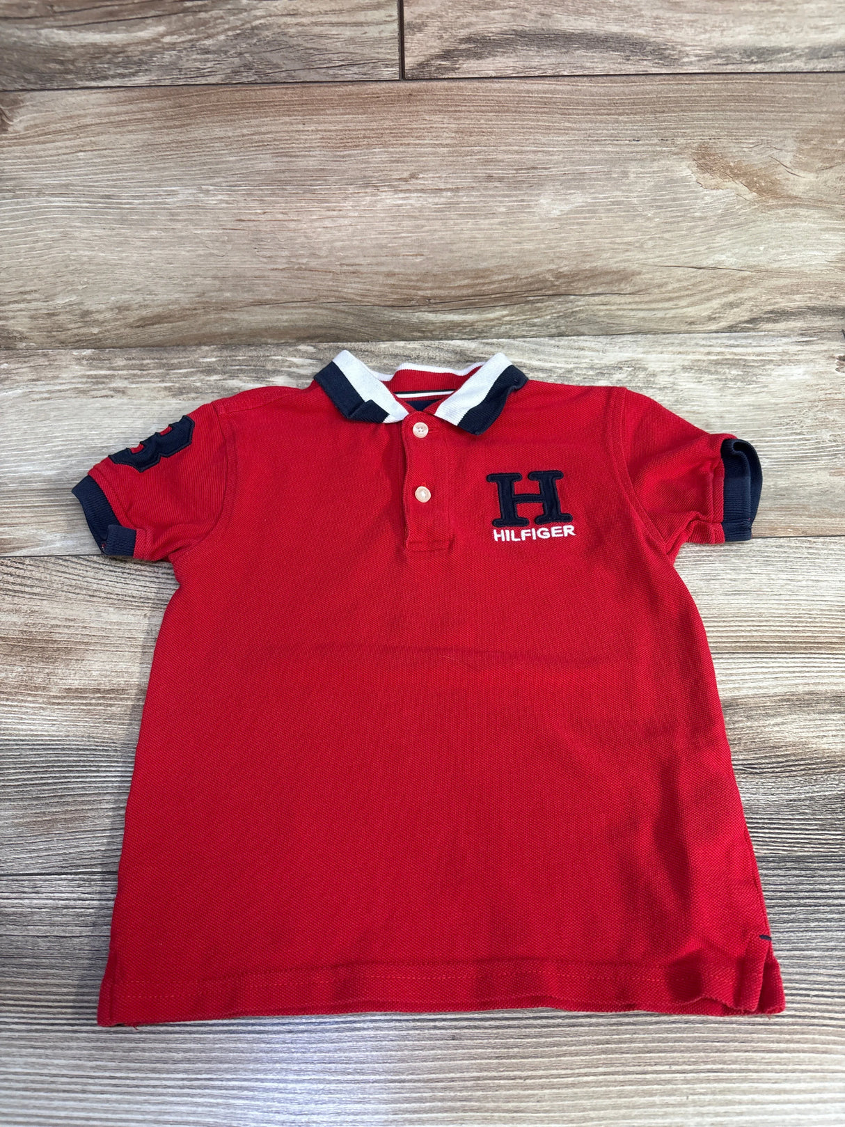 Tommy Hilfiger Polo Shirt Red sz 3T