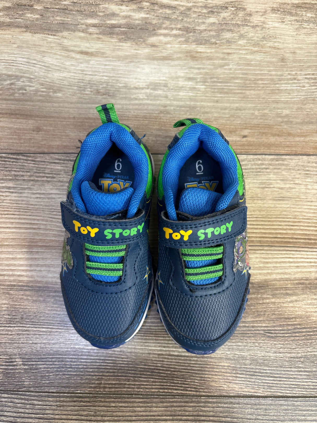 Toy Story Light Up Sneakers Blue sz 6c