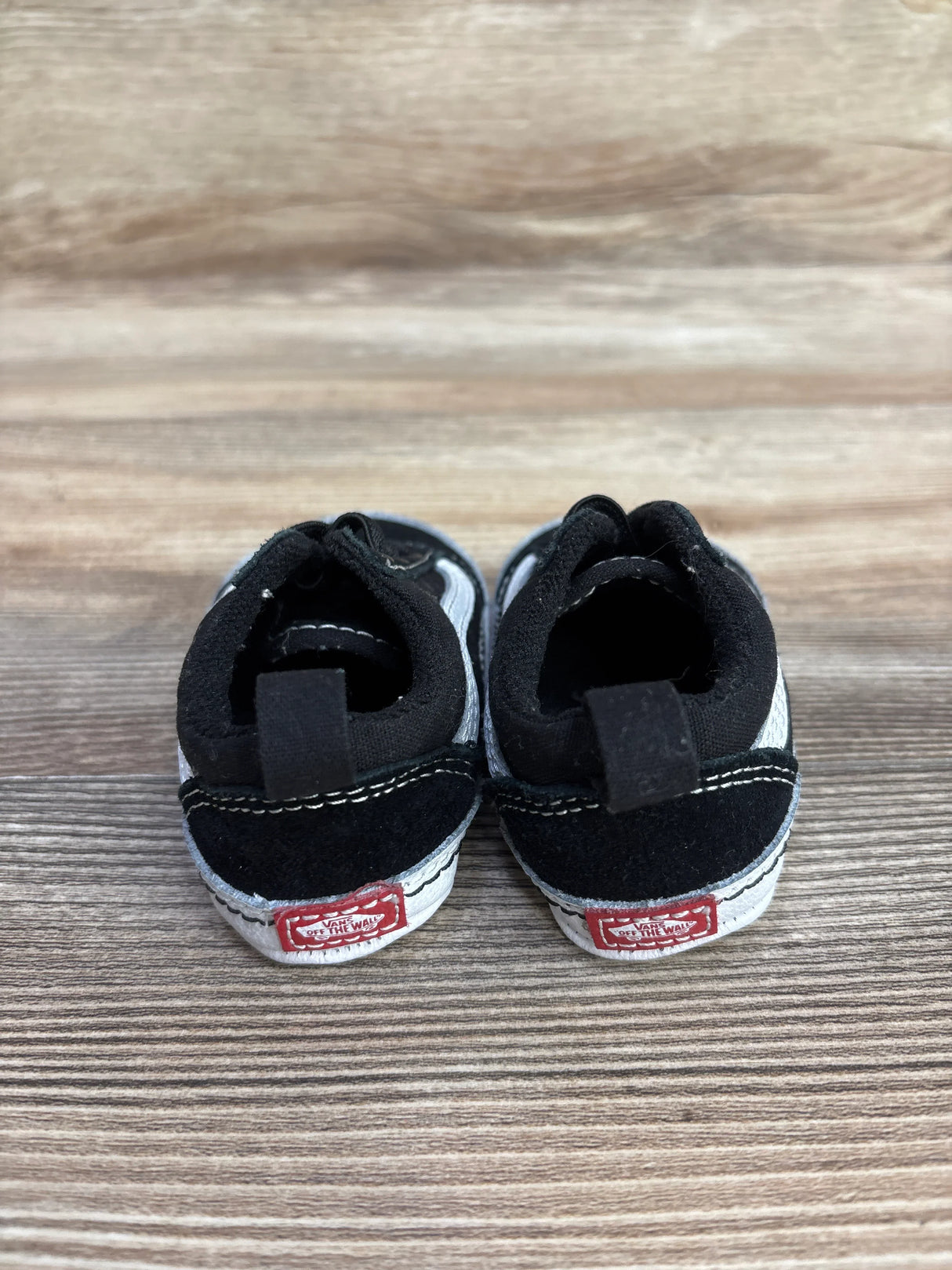 Vans Old Skool 'Black White' Crib Shoes sz 4c