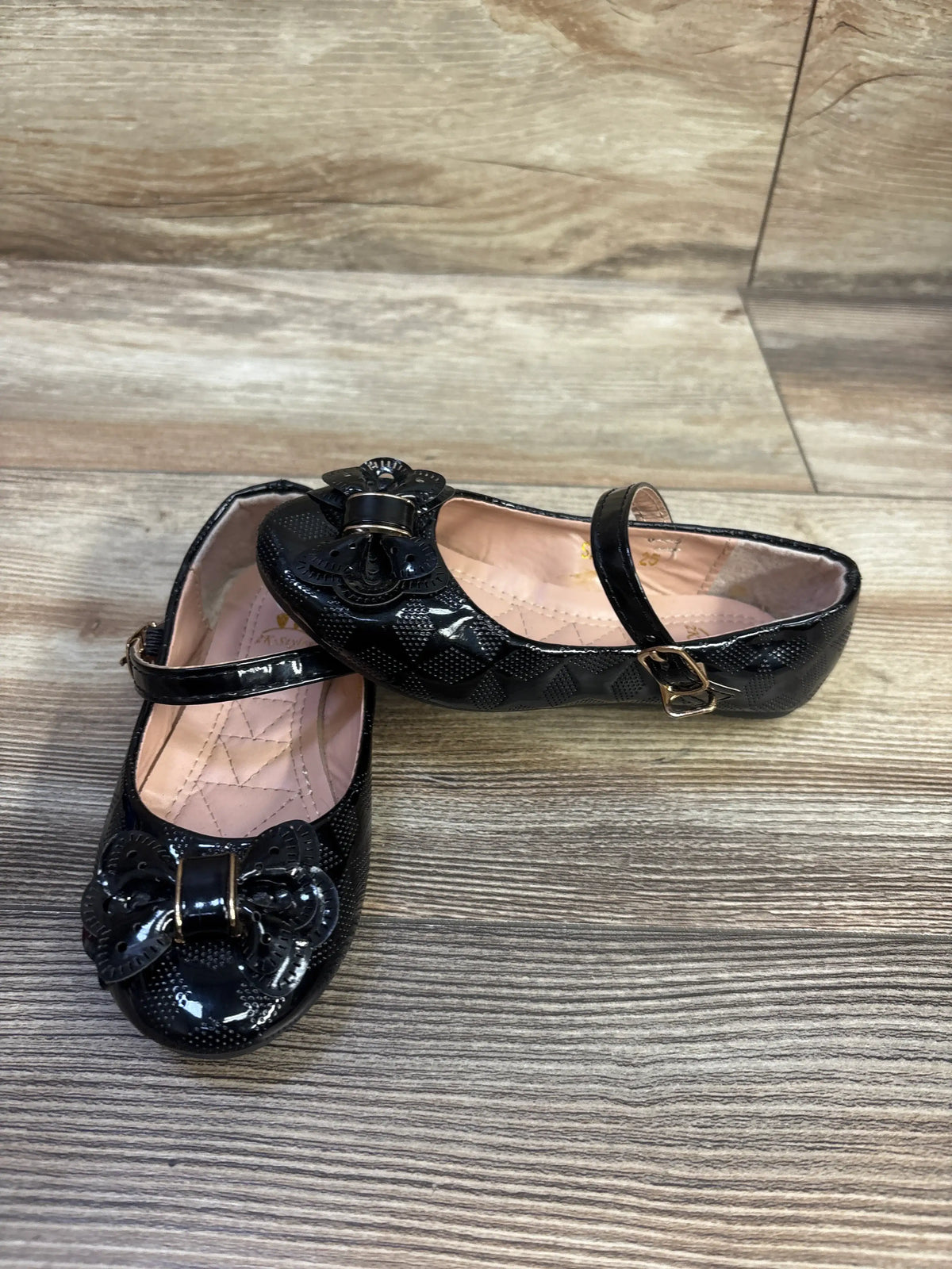 2K Styles Mary Jane Flats Black sz 7/8c